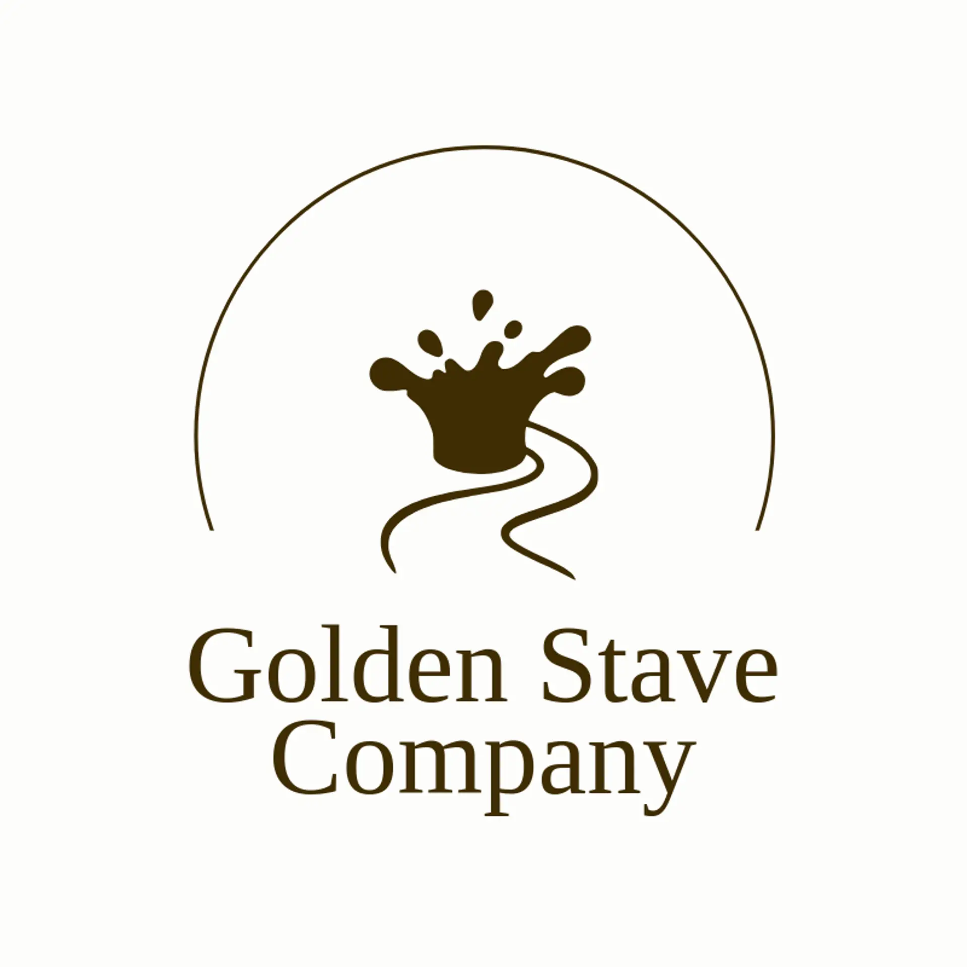 Golden Stave Company logo for bourbon