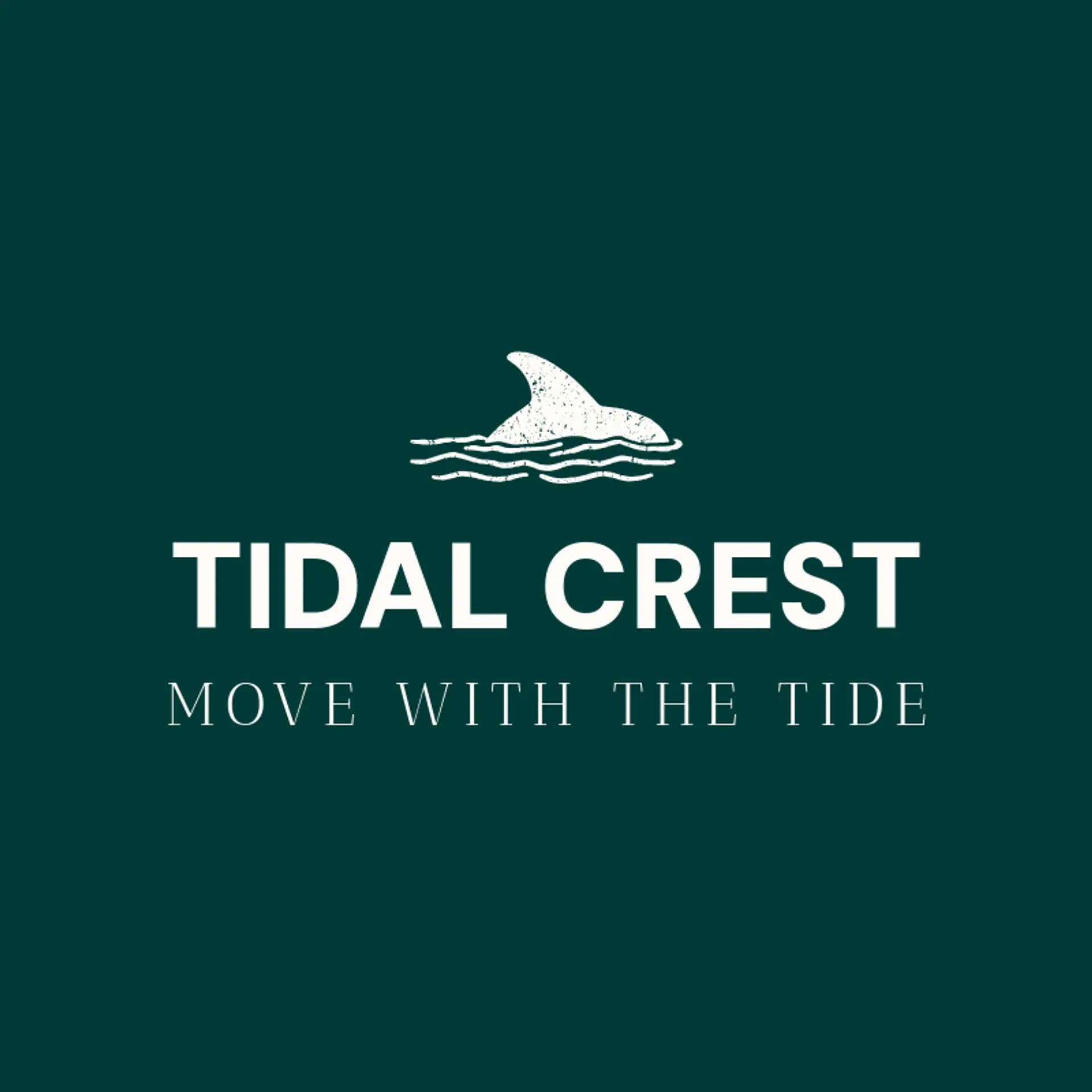 Tidal Crest logo for dolphin