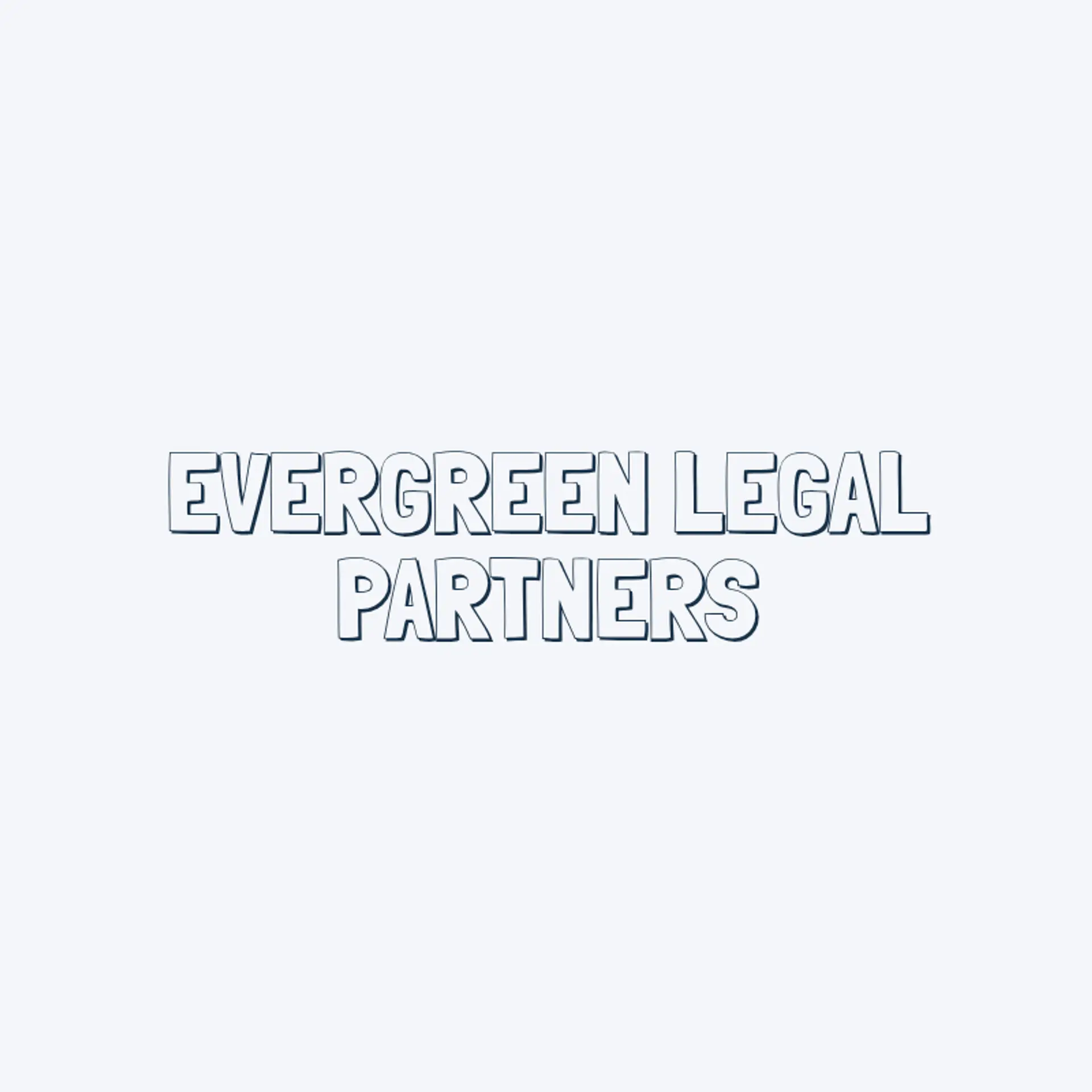 Evergreen Legal Partners logo for law office
