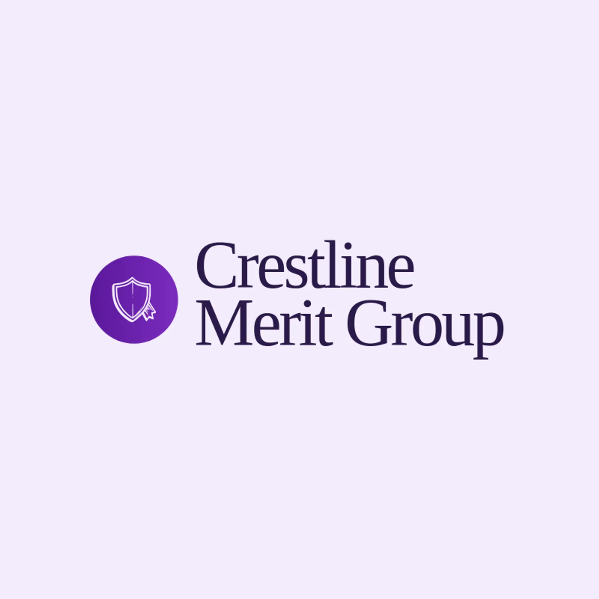 Crestline Merit Group logo for official