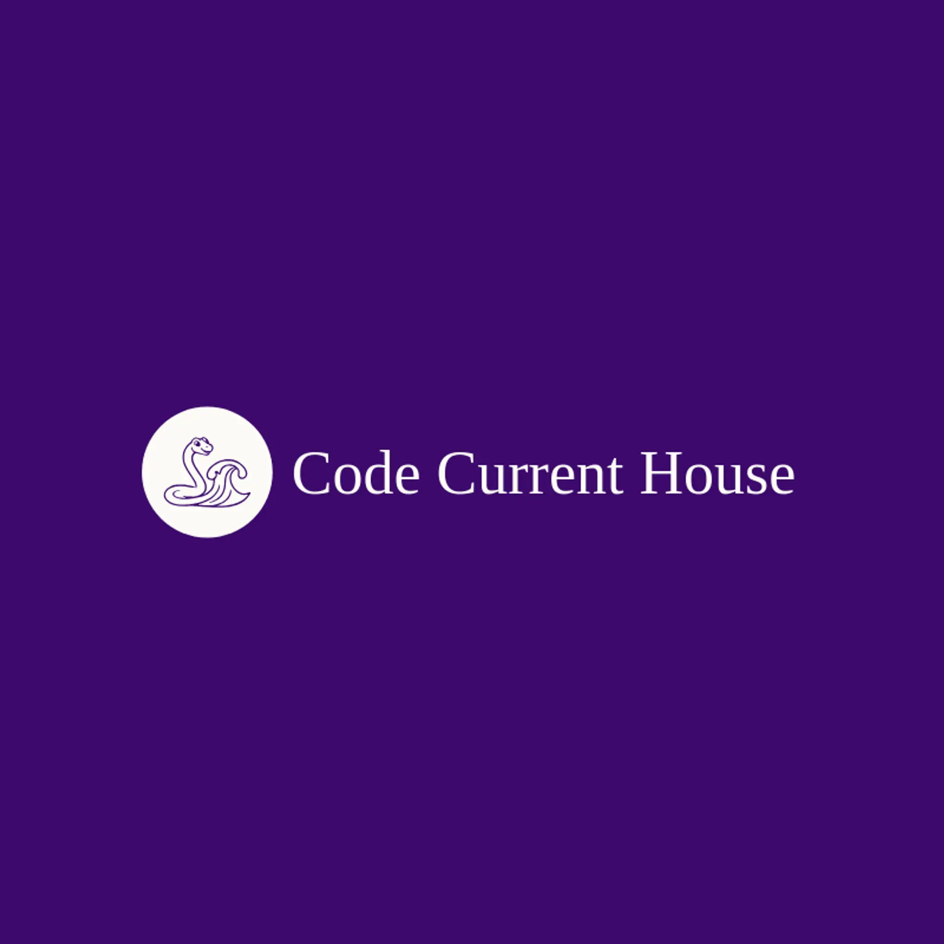 Code Current House logo for python