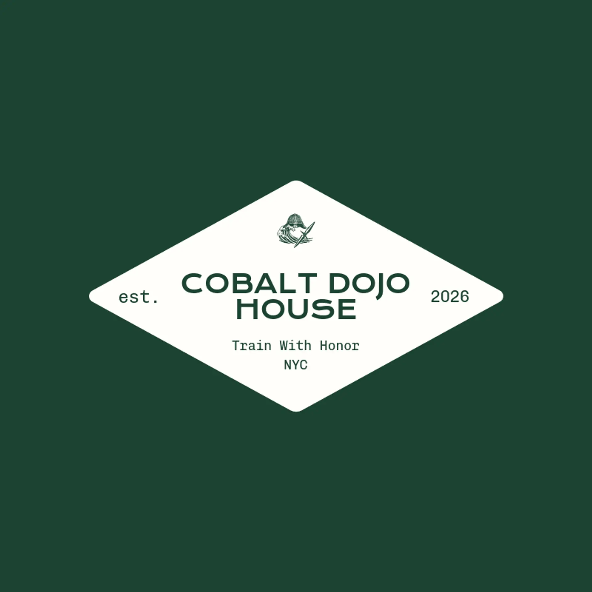 Cobalt Dojo House logo for samurai