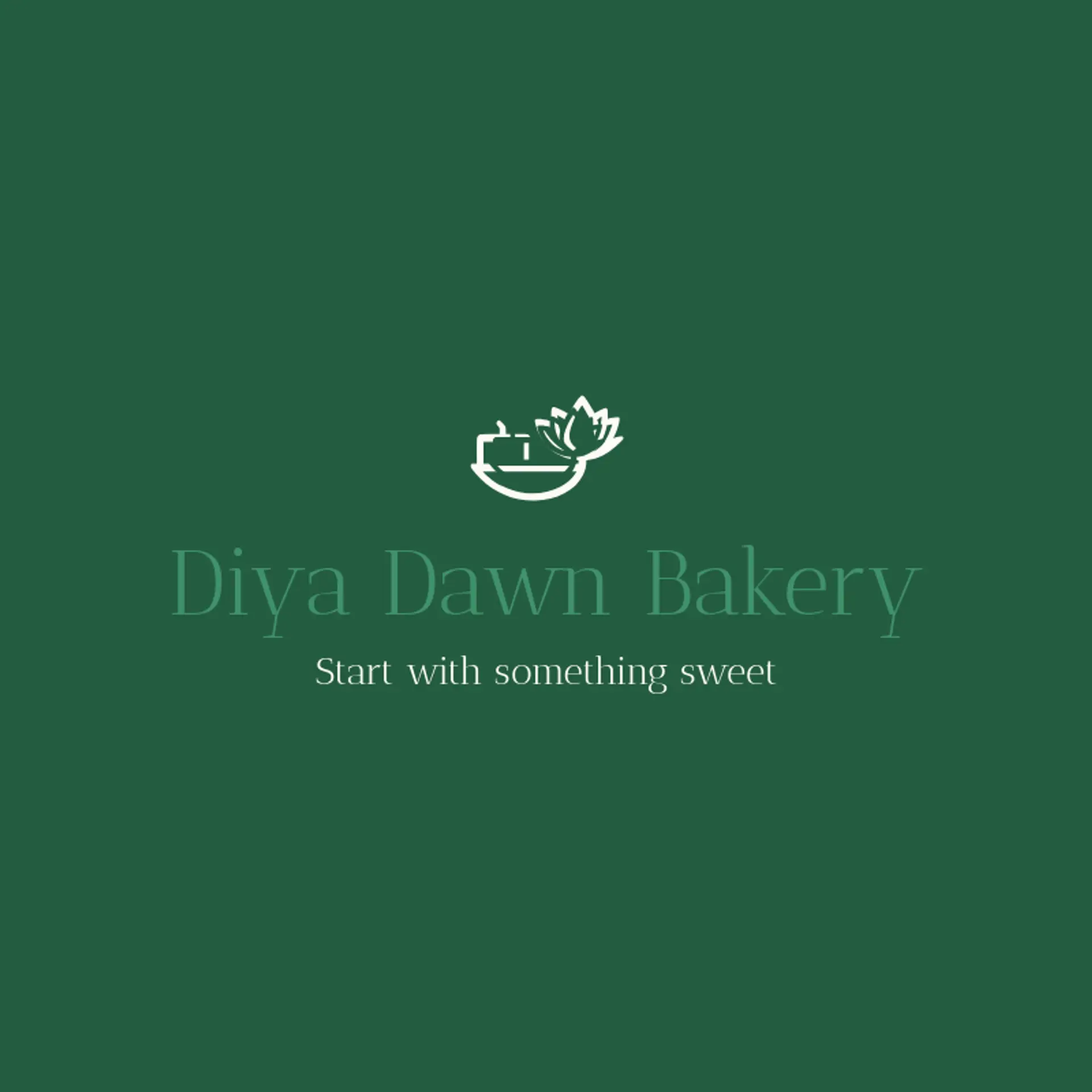 Diya Dawn Bakery logo for indian