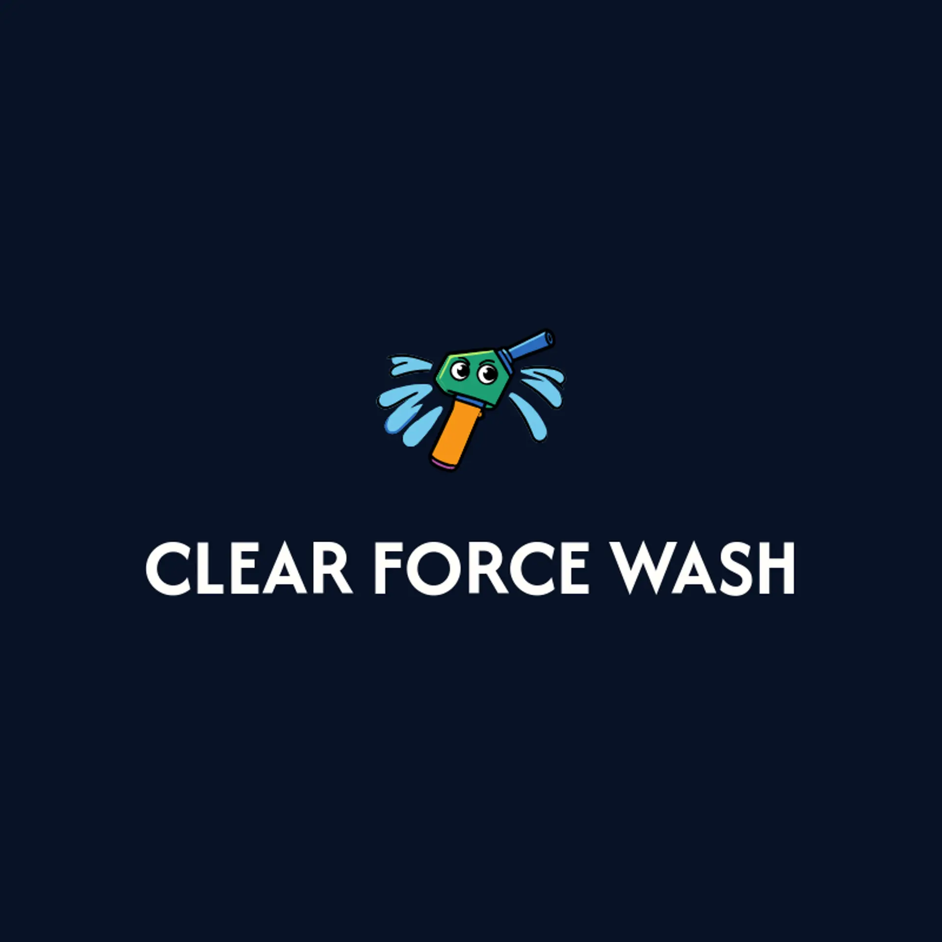 Clear Force Wash logo for pressure washing
