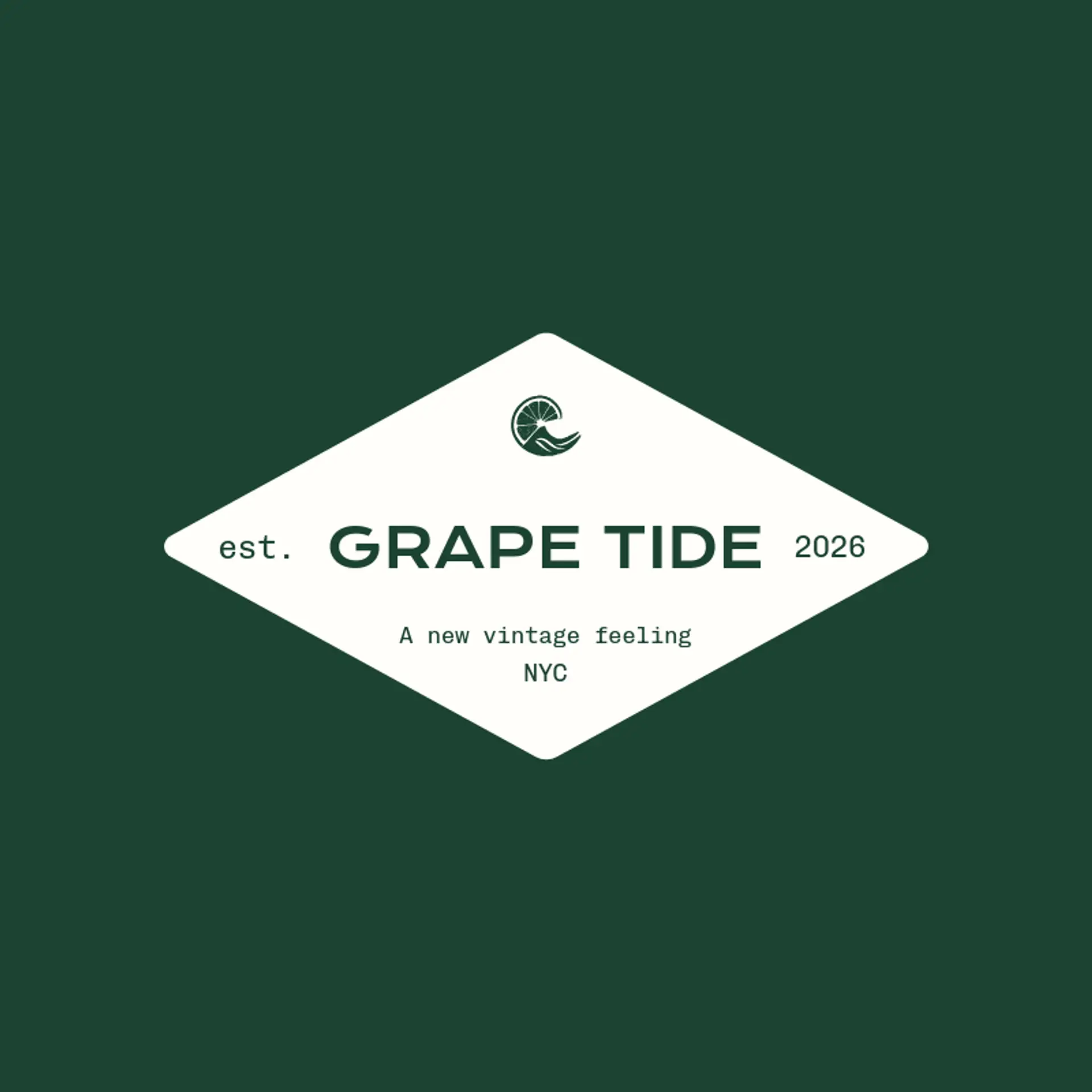 Grape Tide logo for alcohol