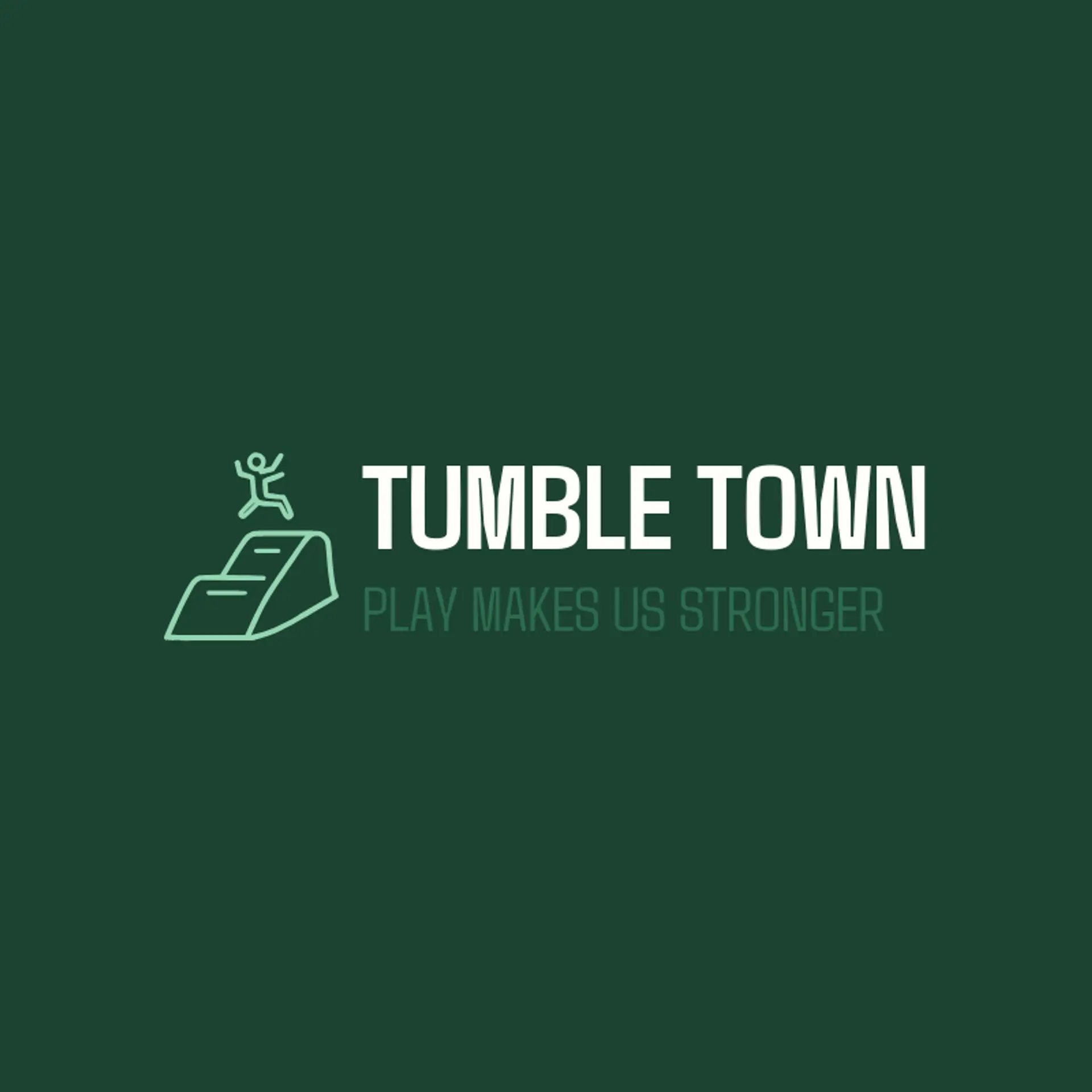 Tumble Town logo for Bounce