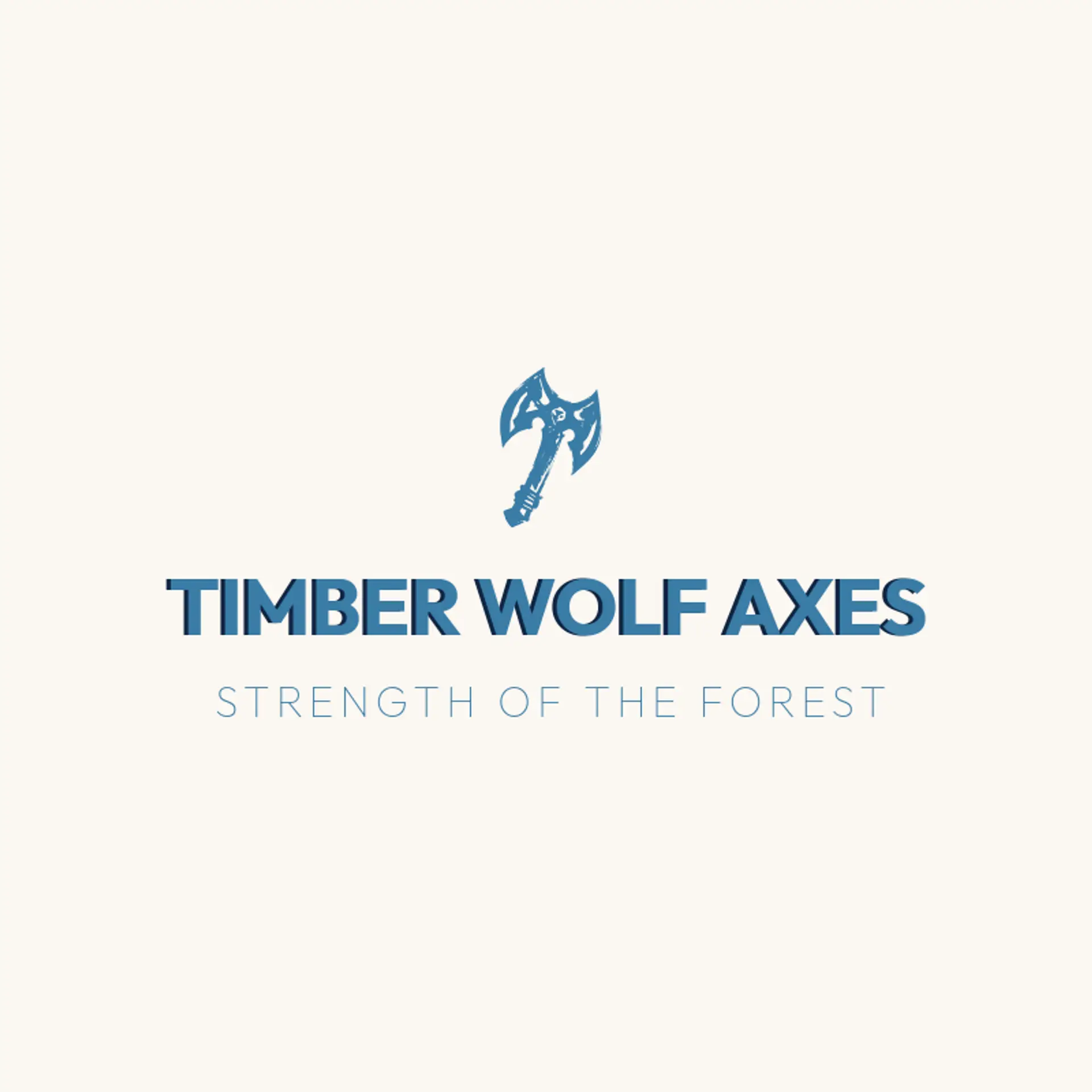 Timber Wolf Axes logo for warrior