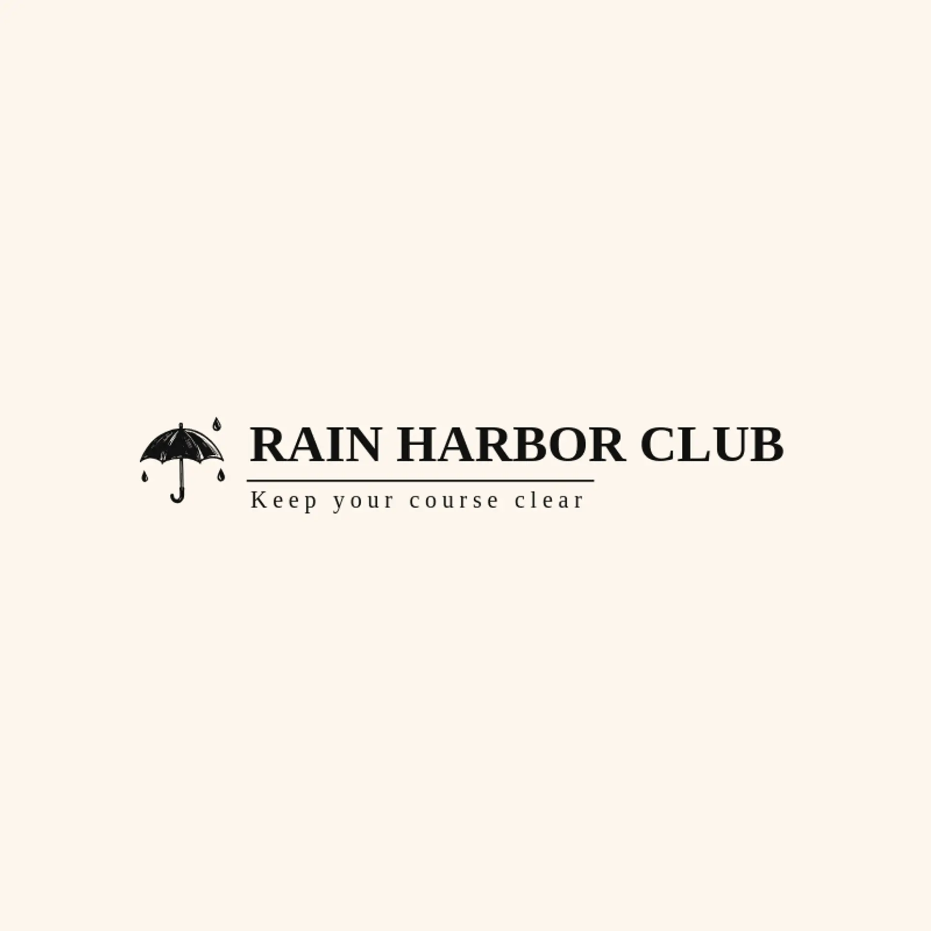 Rain Harbor Club logo for rain
