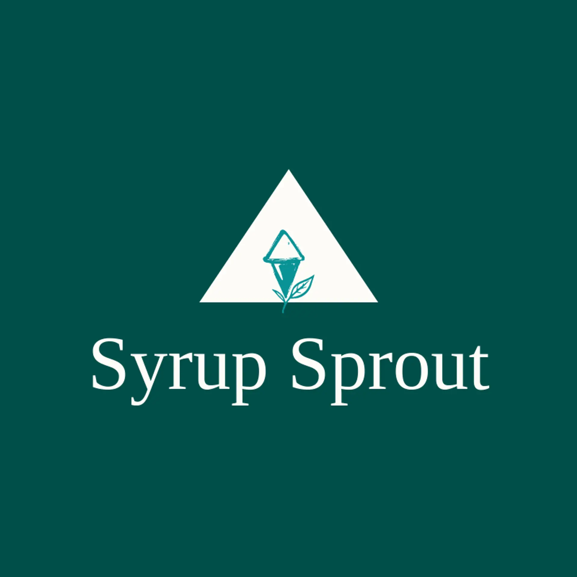 Syrup Sprout logo for snow cone