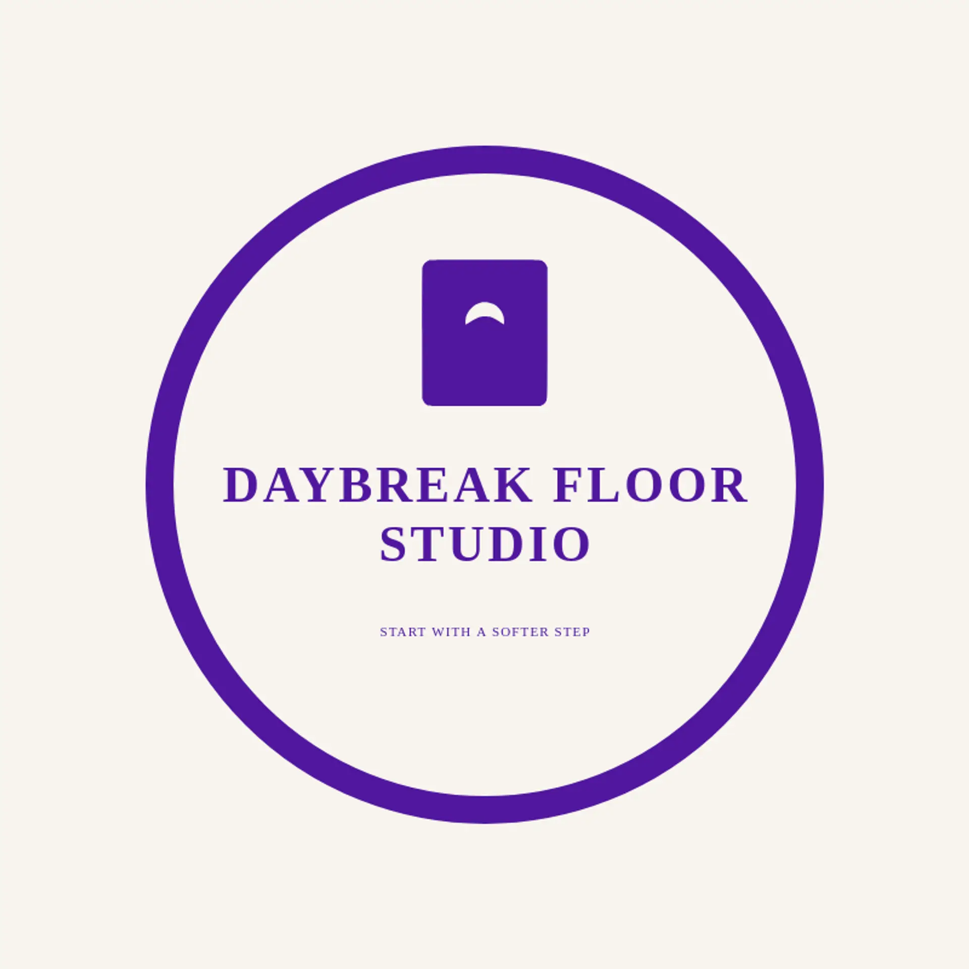 Daybreak Floor Studio logo for carpet