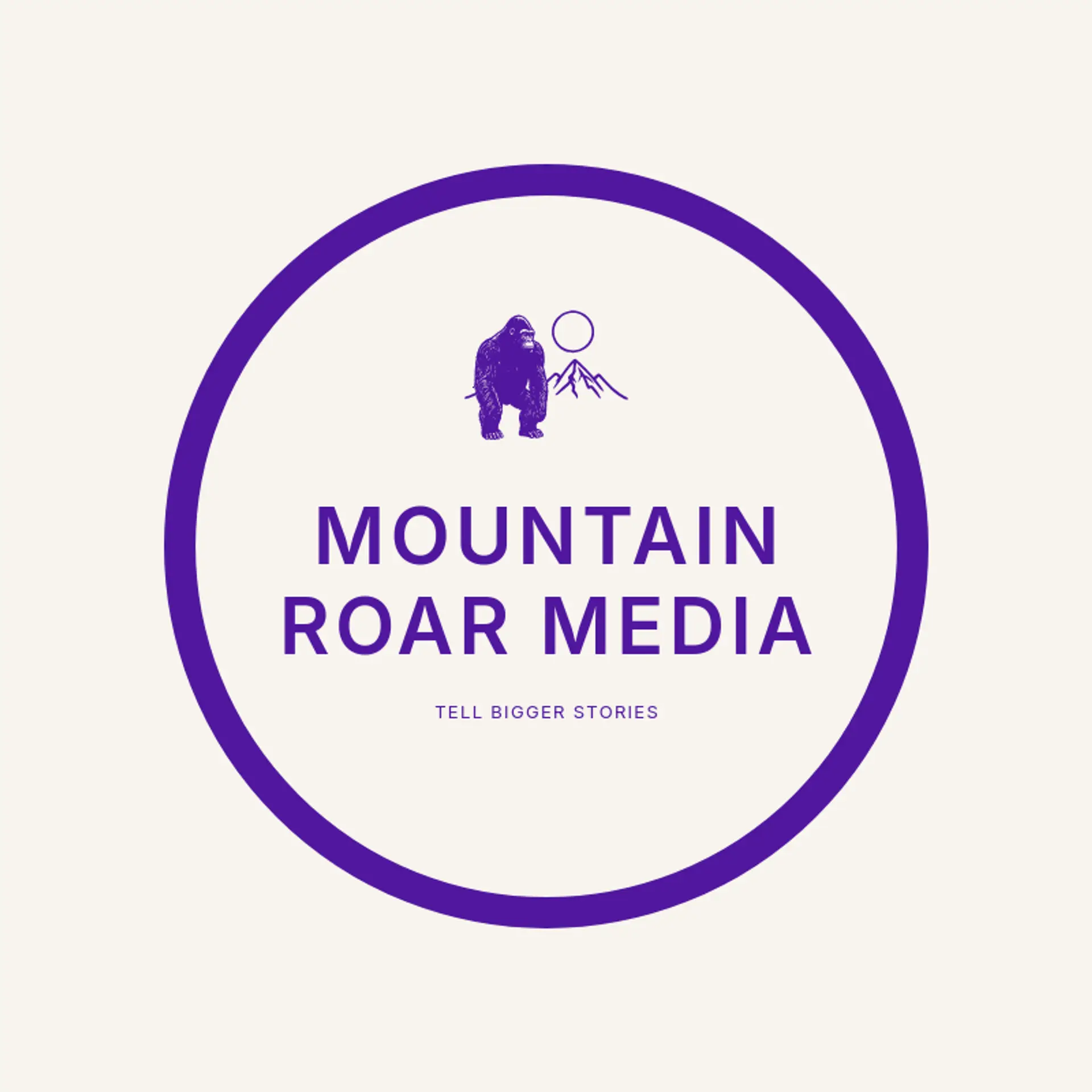 Mountain Roar Media logo for gorilla