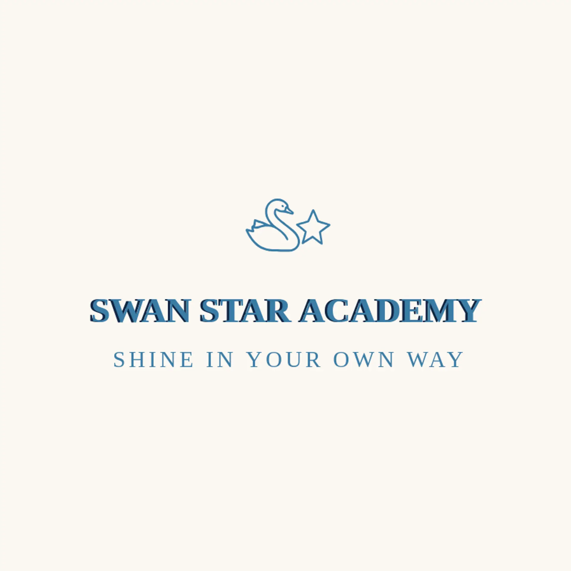 Swan Star Academy logo for swan