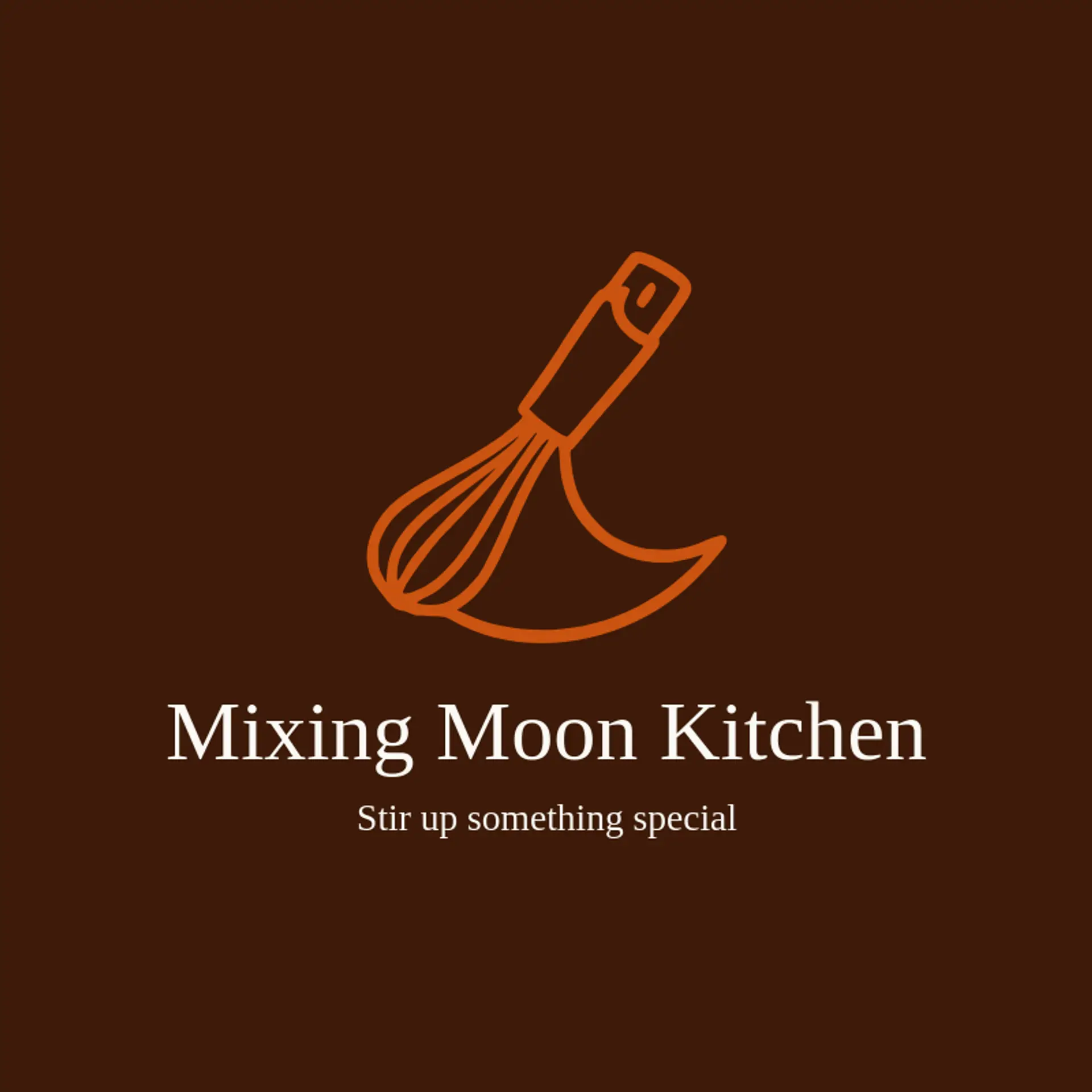 Mixing Moon Kitchen logo for baking