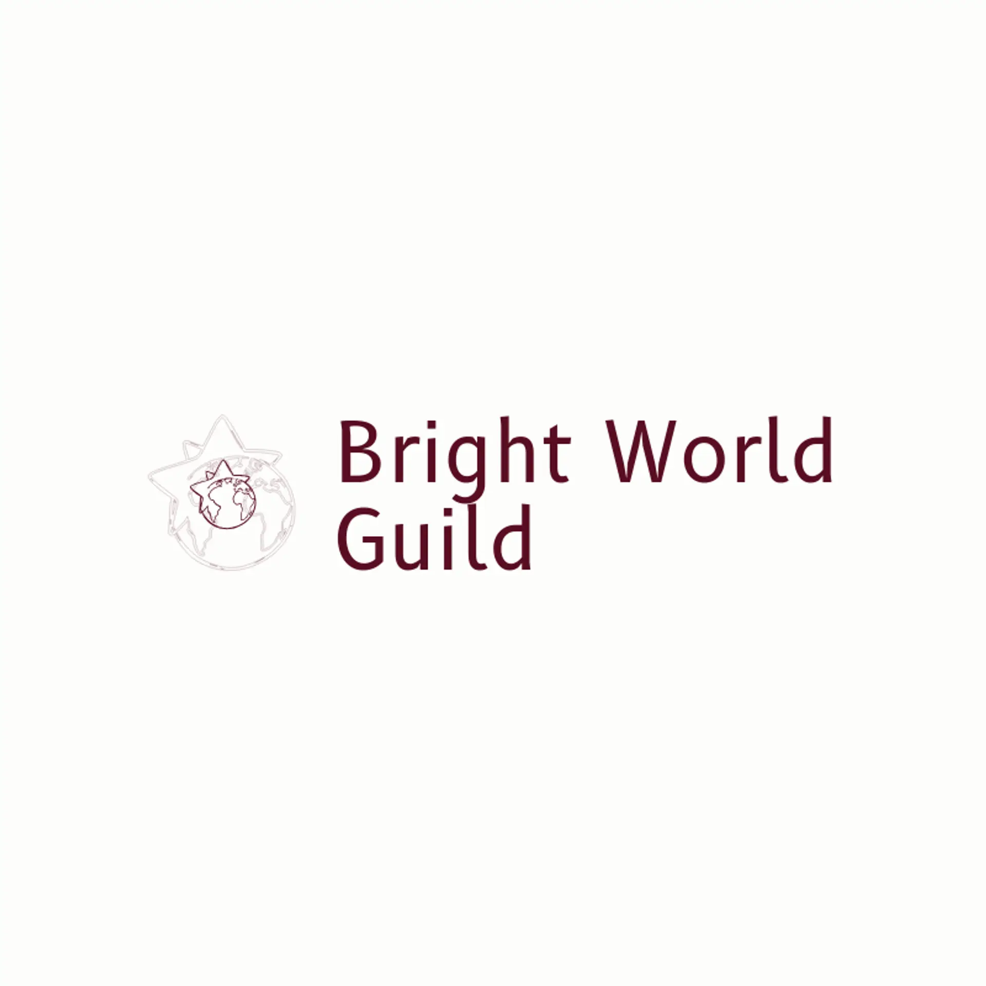 Bright World Guild logo for globe