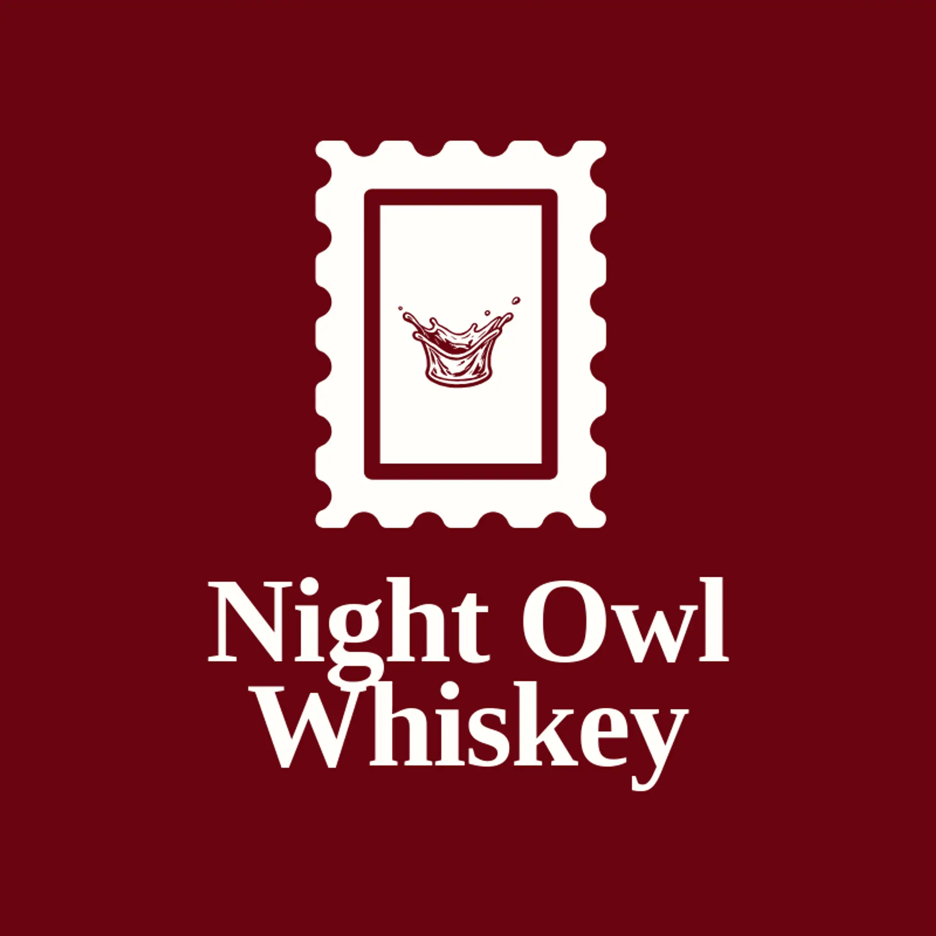 Night Owl Whiskey logo for whiskey