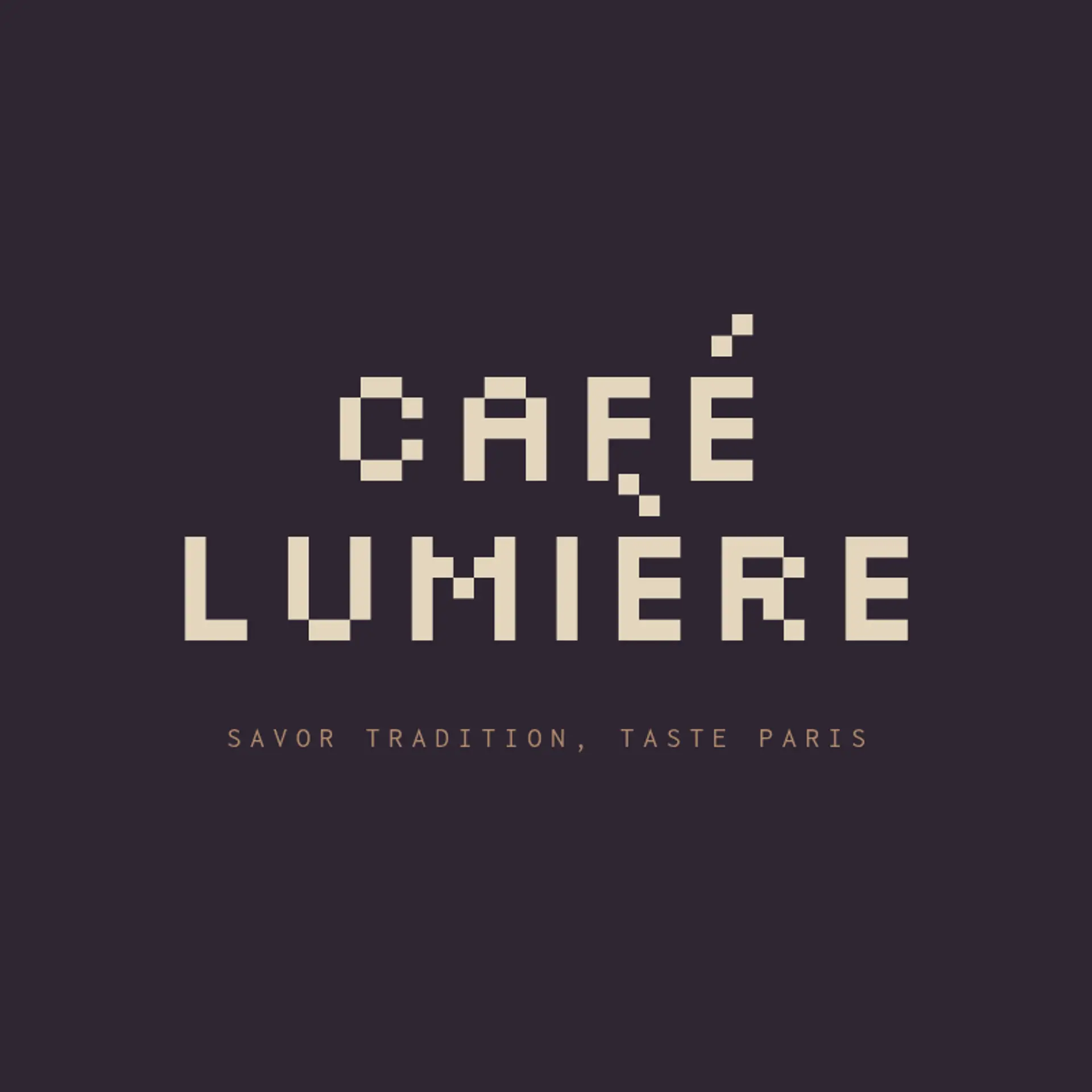 La Petite Pause Café logo for french cafe