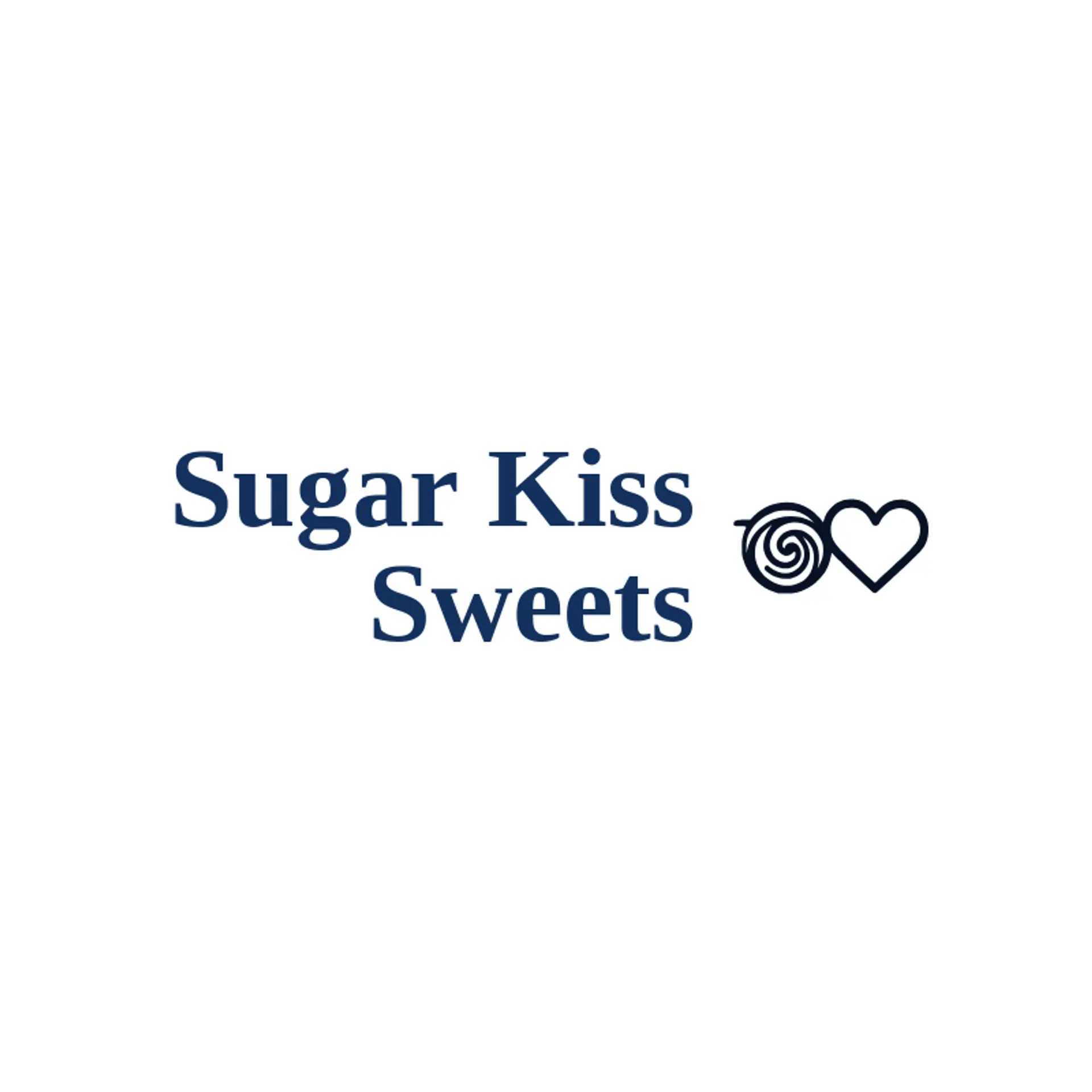 Sugar Kiss Sweets logo for valentine