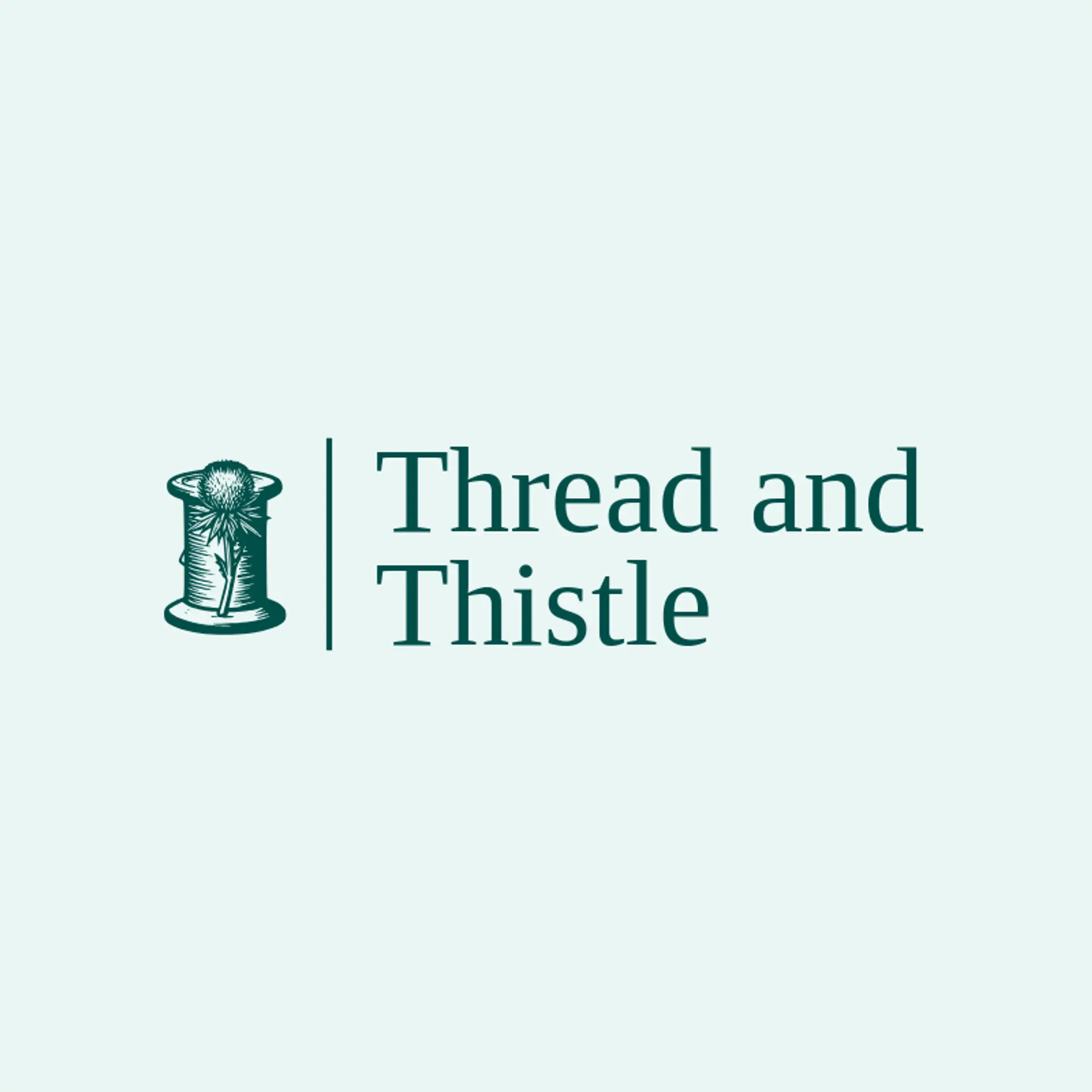 Thread and Thistle logo for sewing