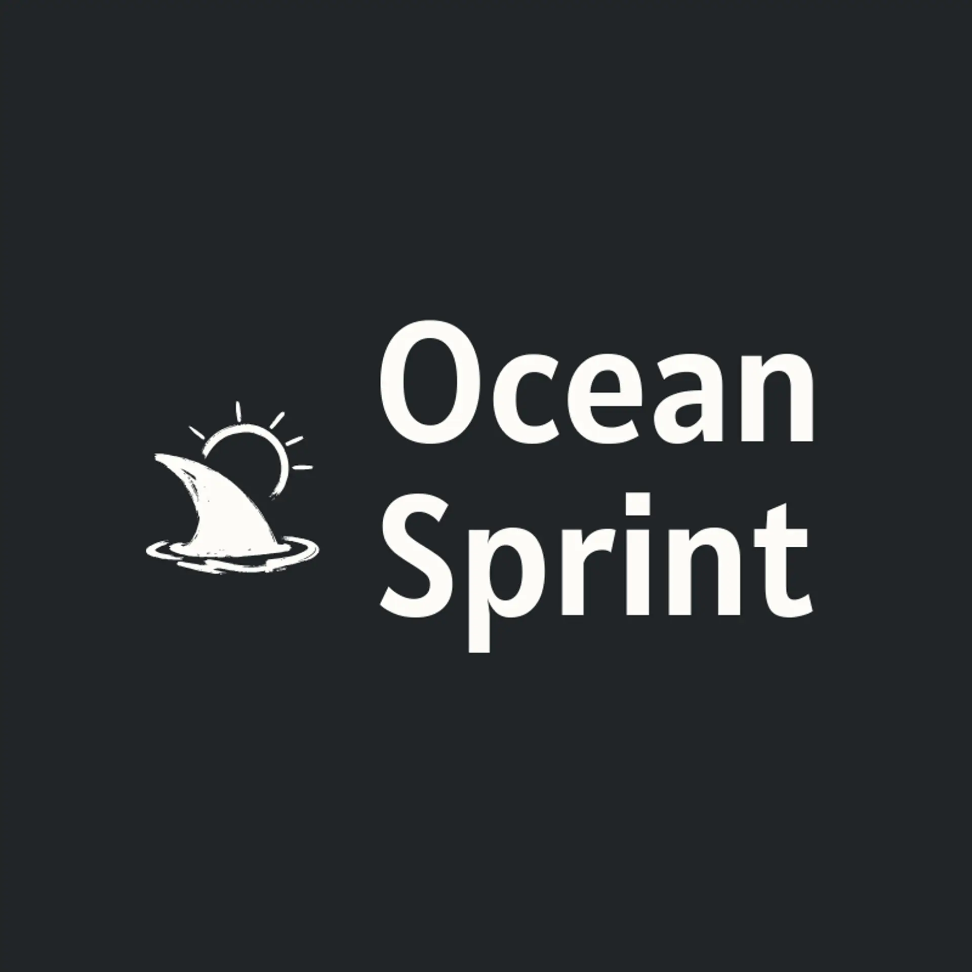Ocean Sprint logo for shark