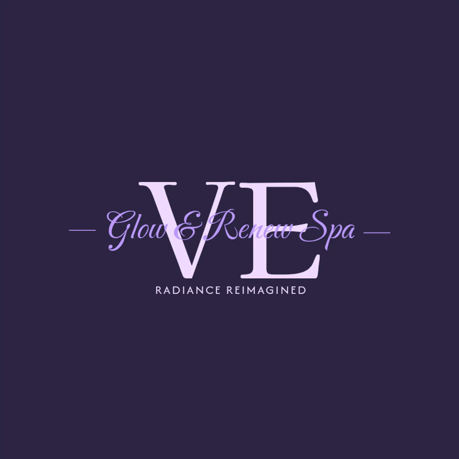 Glow & Renew Spa logo for salon and spa