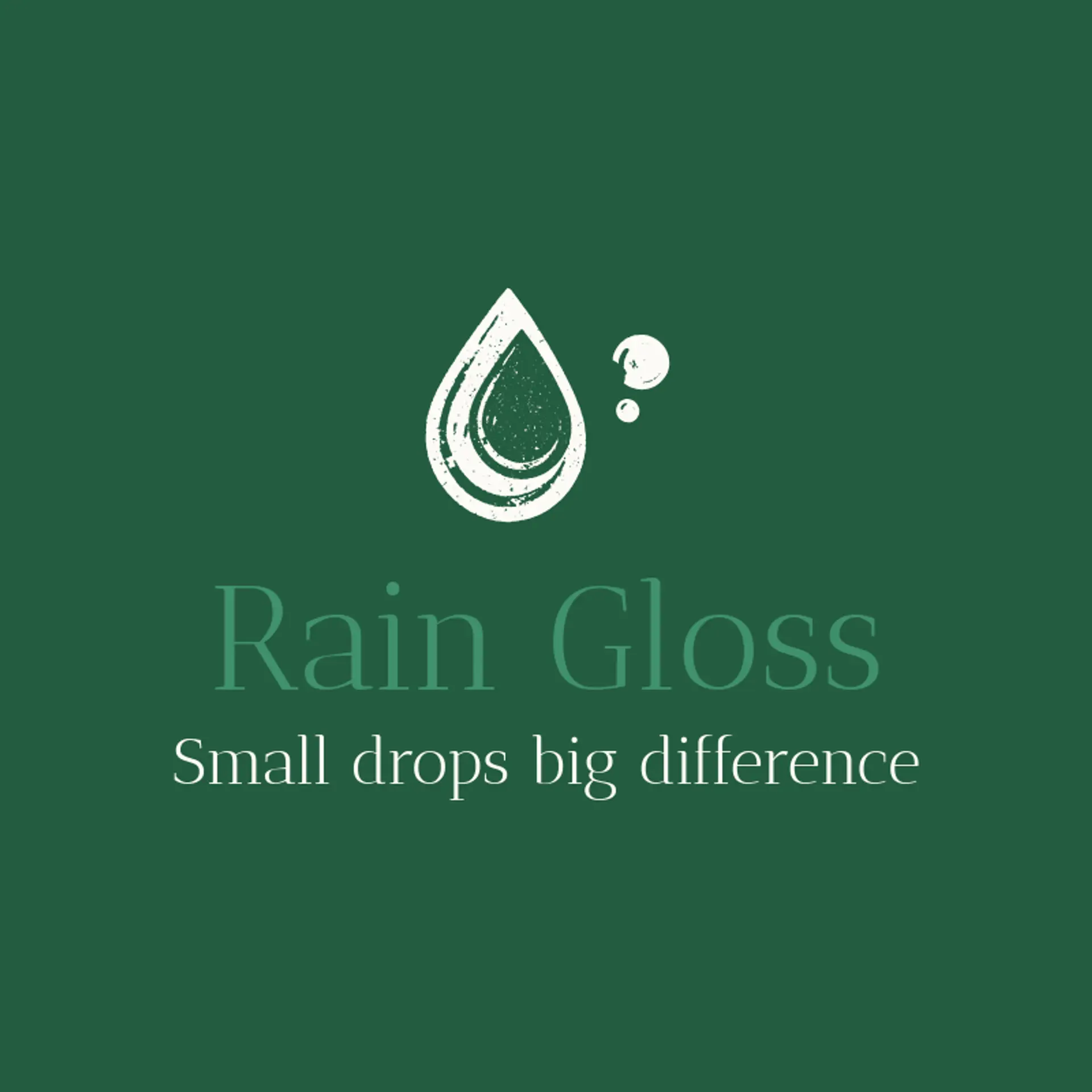 Rain Gloss logo for detailing