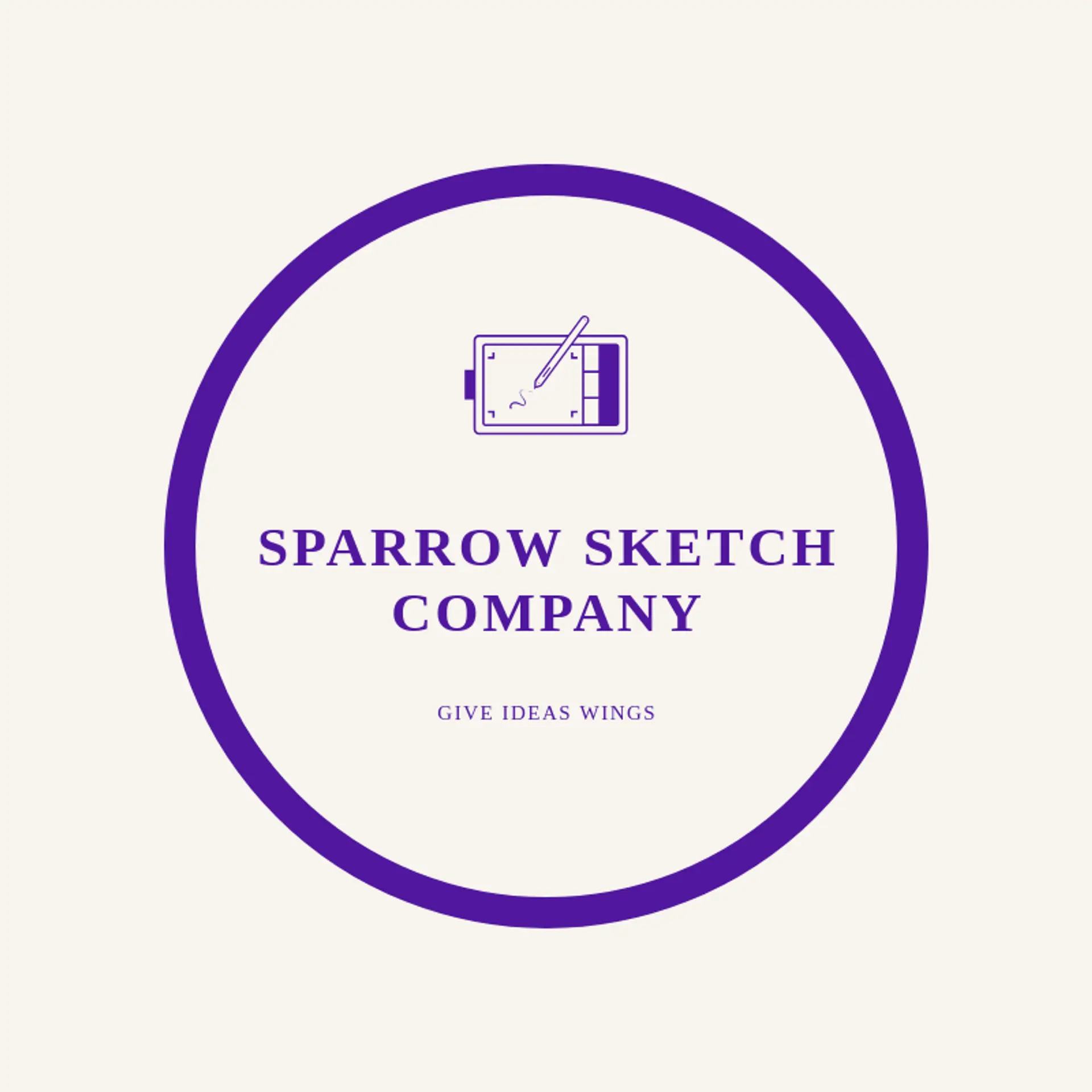 Sparrow Sketch Company logo for illustrator