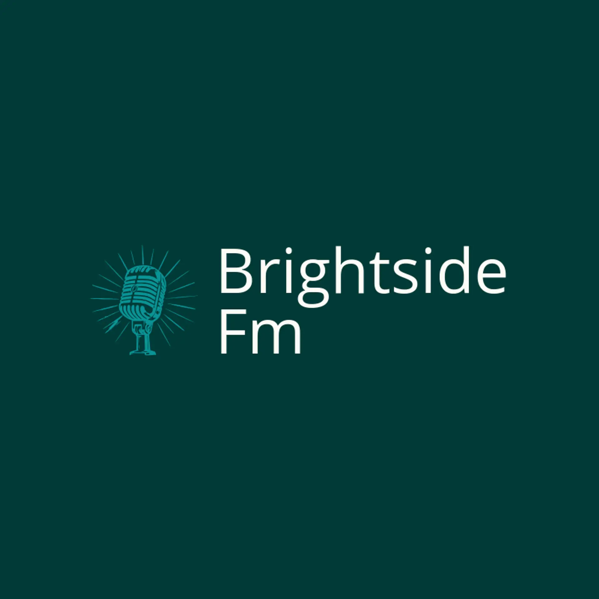 Brightside FM logo for radio station