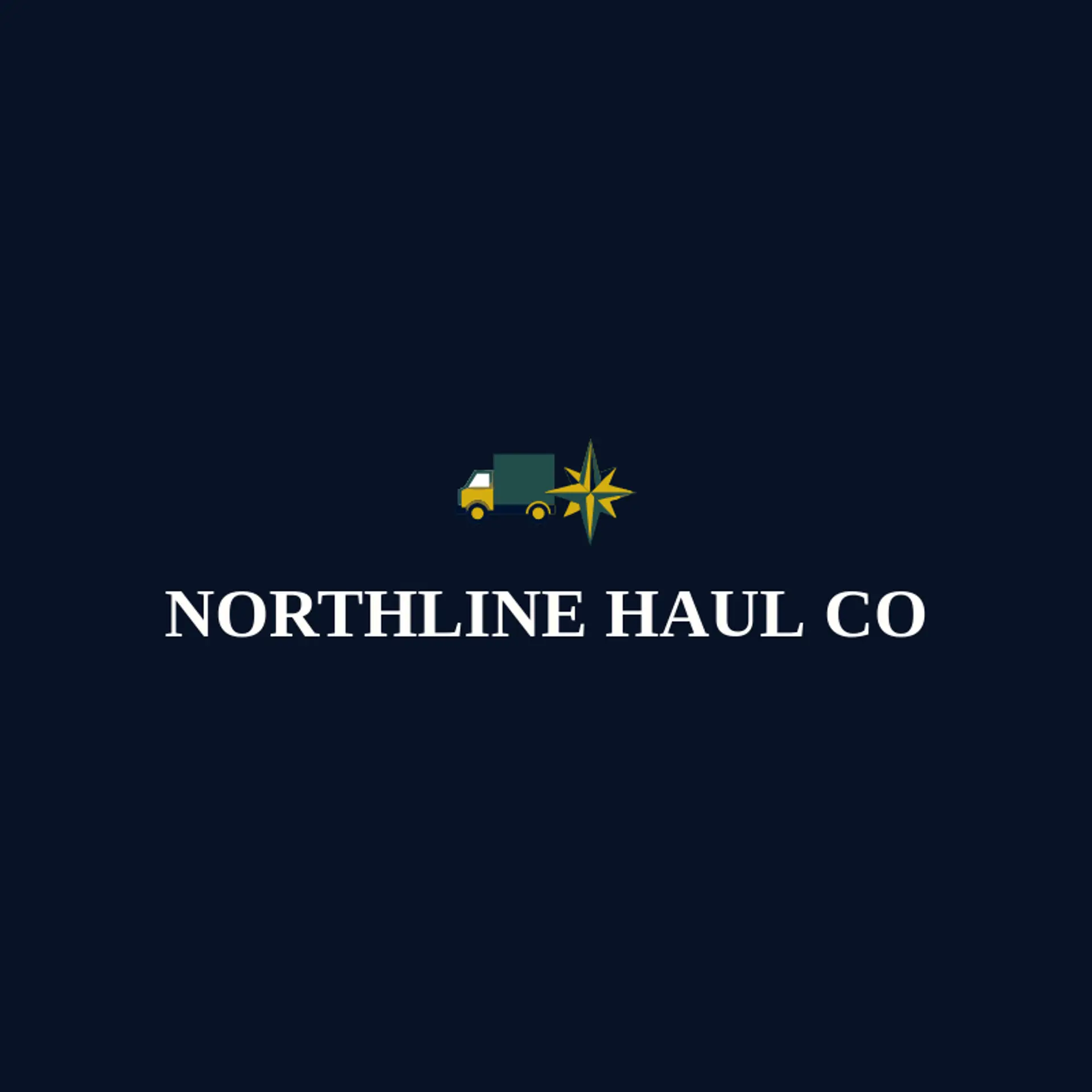 Northline Haul Co logo for box truck