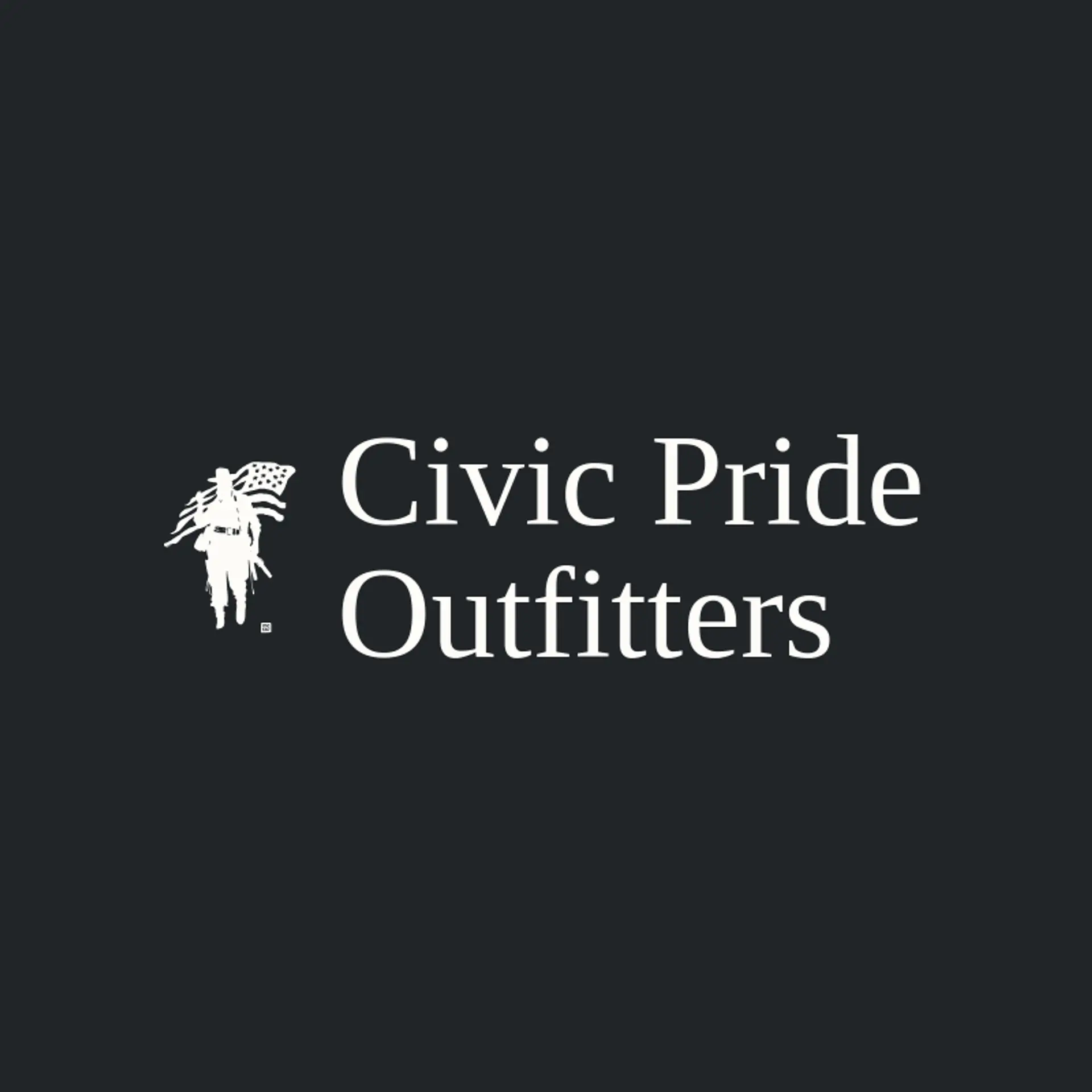 Civic Pride Outfitters logo for patriot