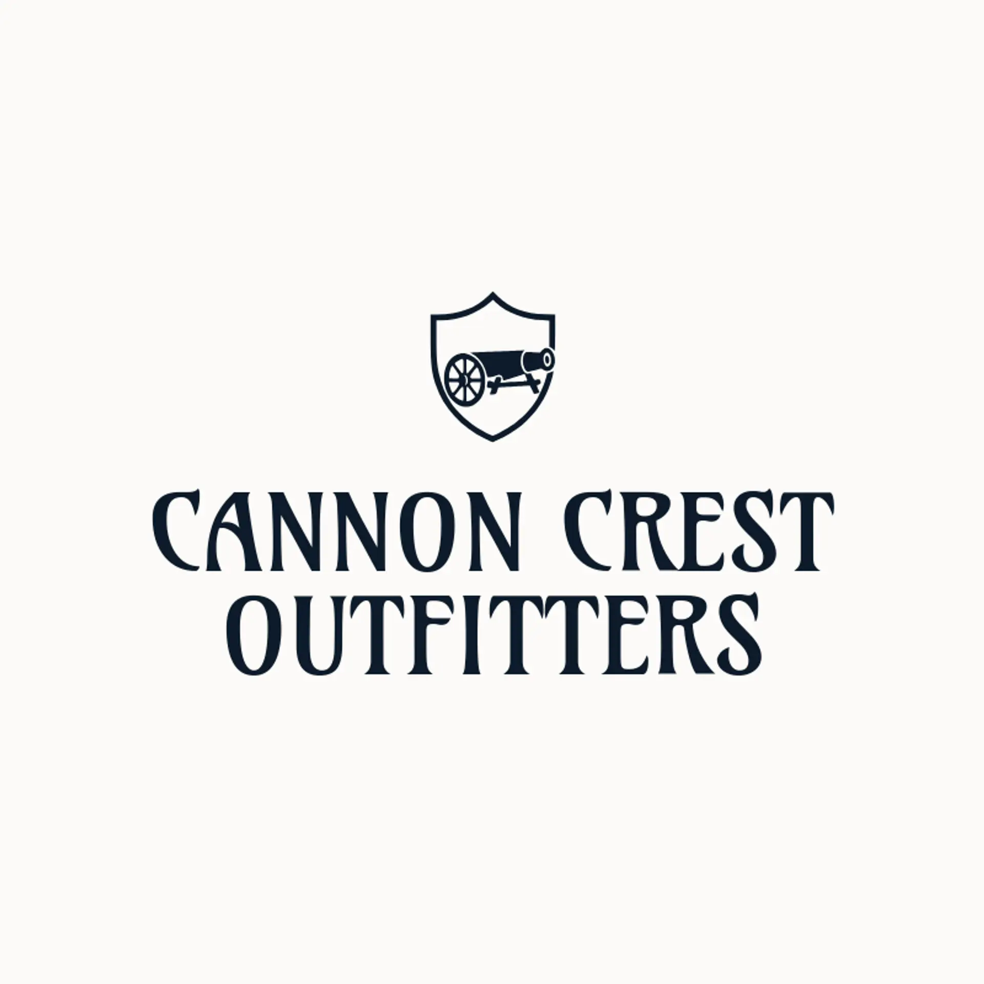 Cannon Crest Outfitters logo for cannon