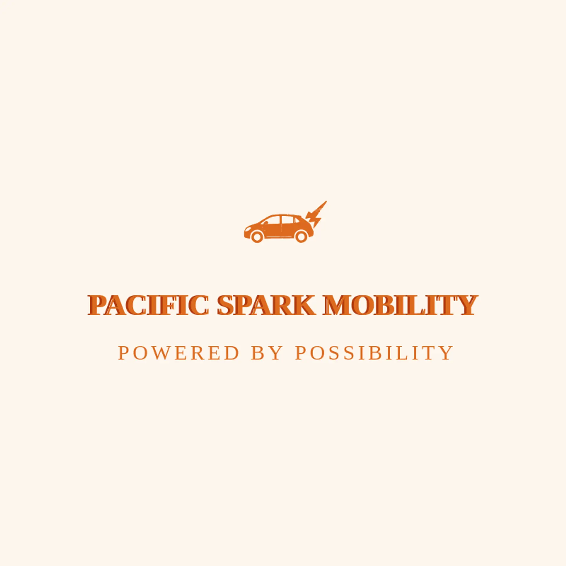 Pacific Spark Mobility logo for electric car