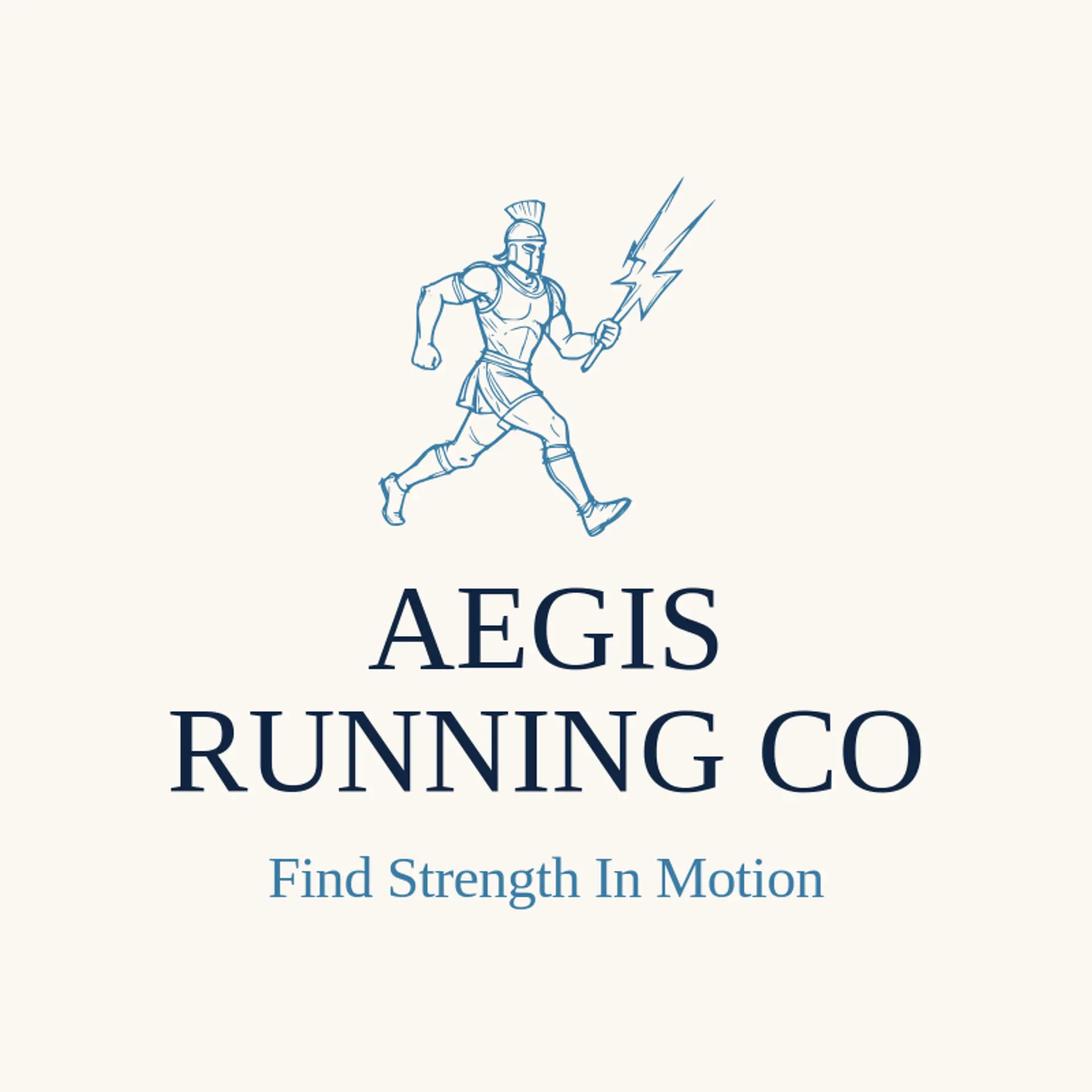 Aegis Running Co logo for spartan