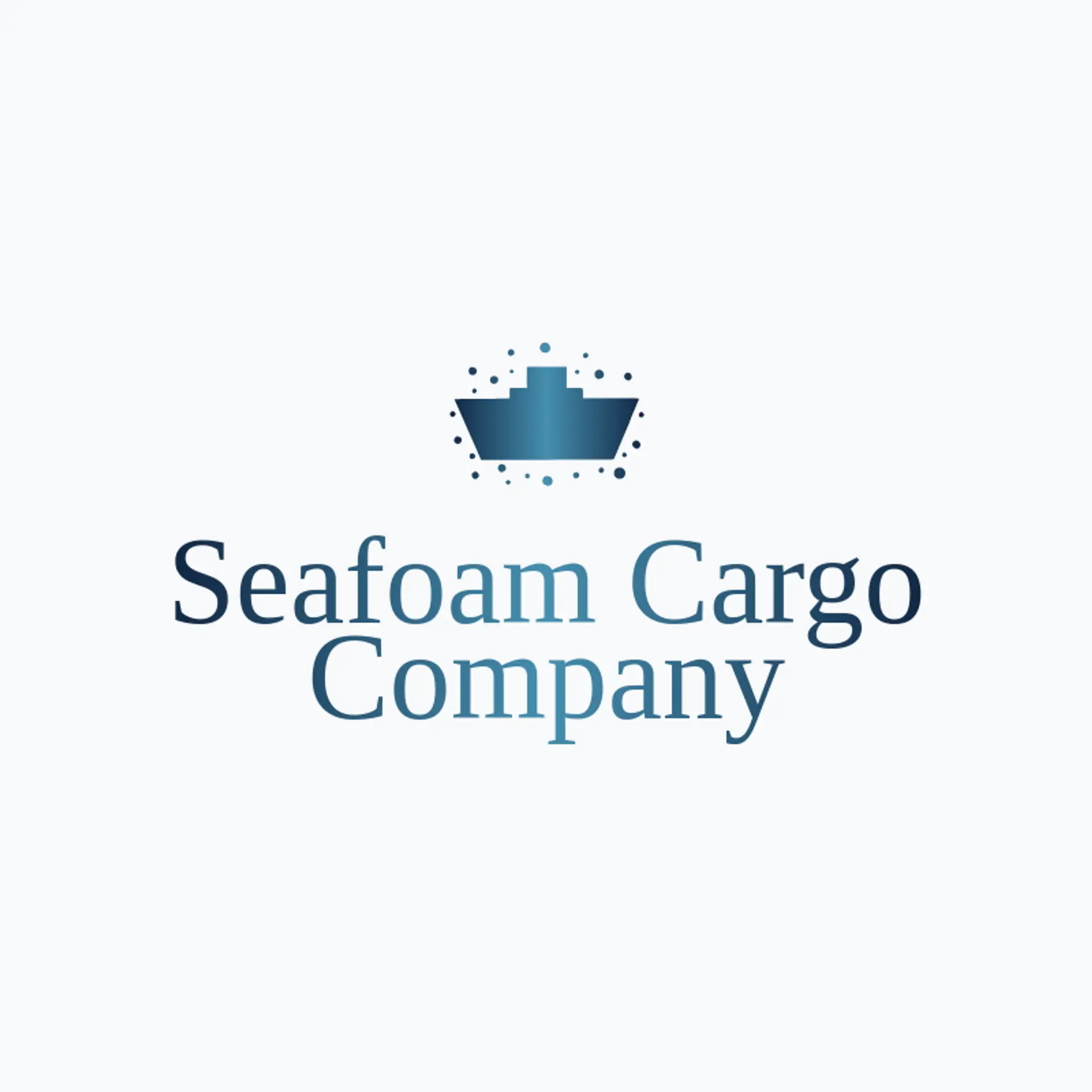 Seafoam Cargo Company logo for ship