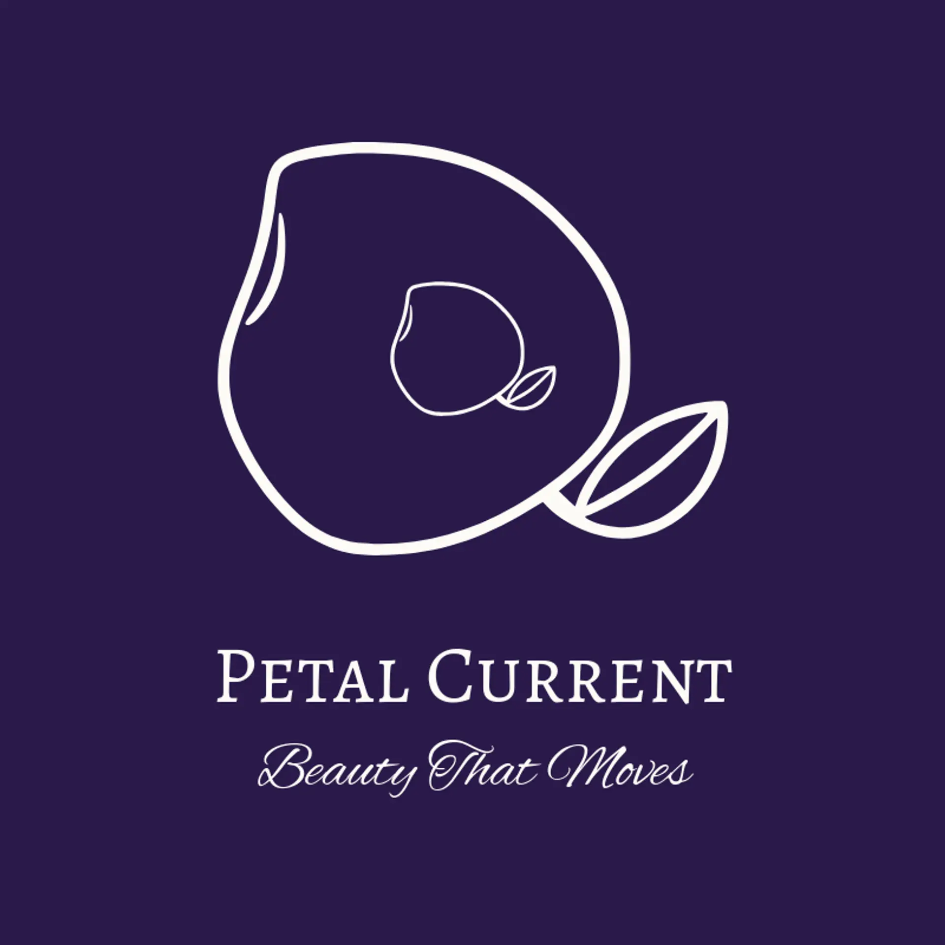 Petal Current logo for flower
