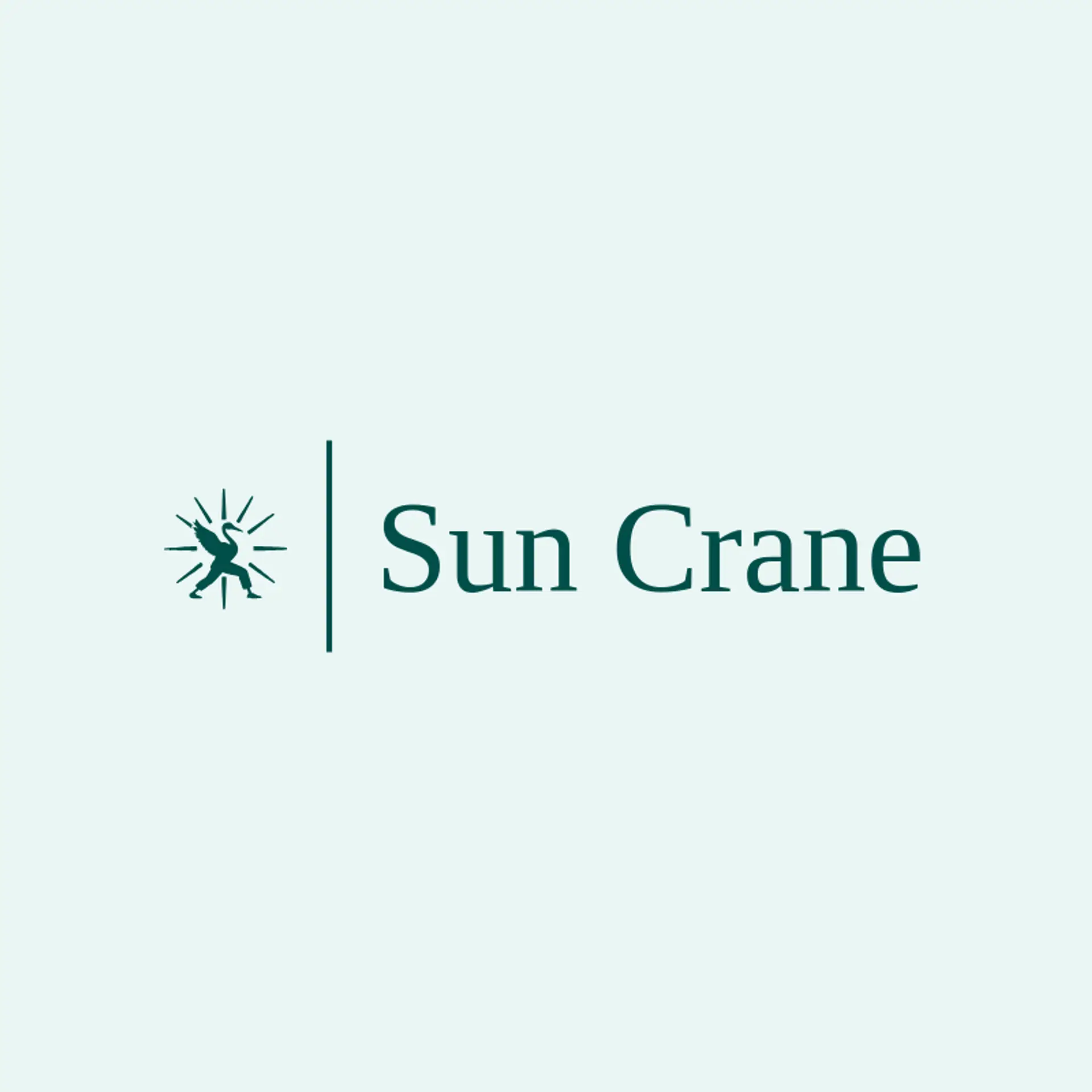 Sun Crane logo for karate