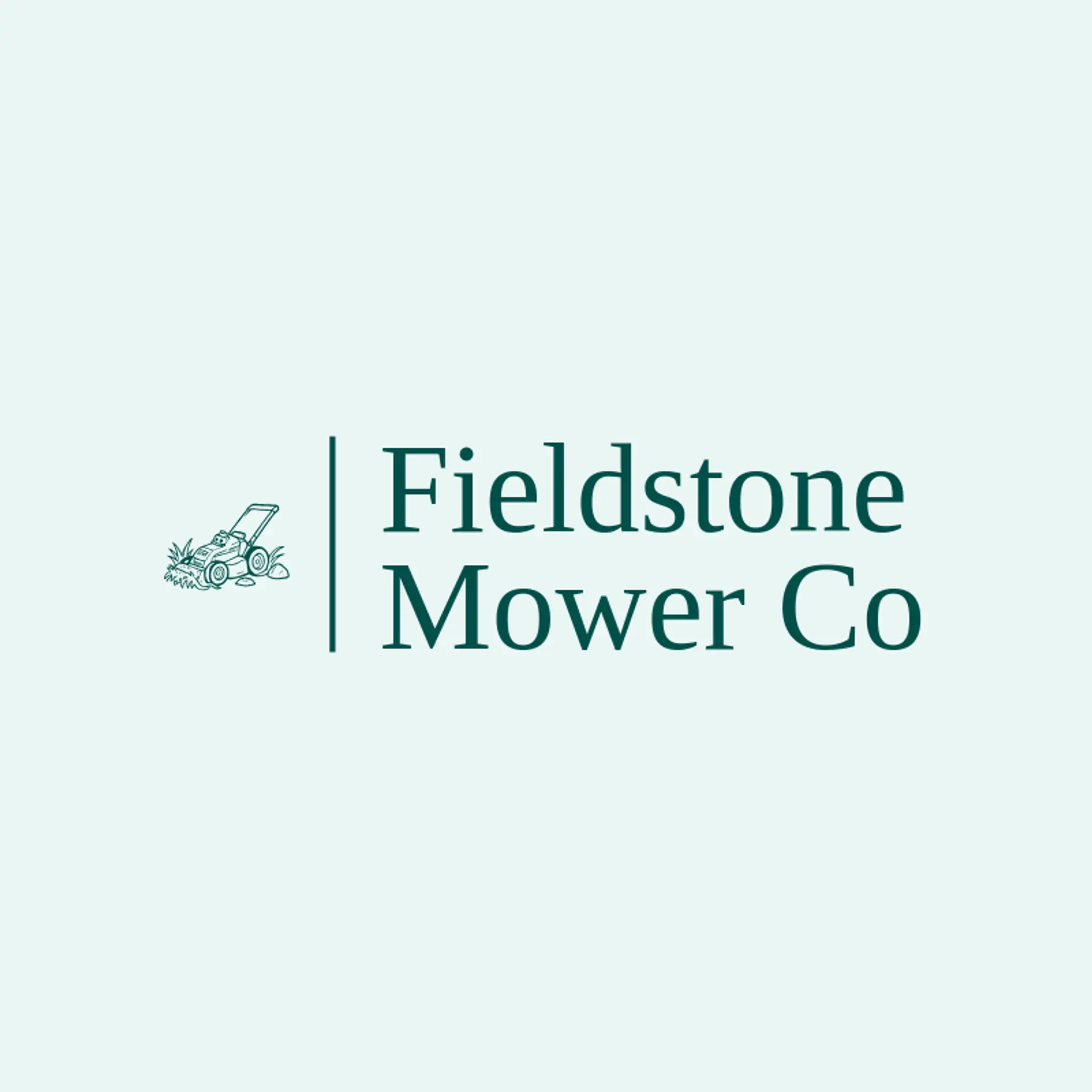 Fieldstone Mower Co logo for lawn mowing