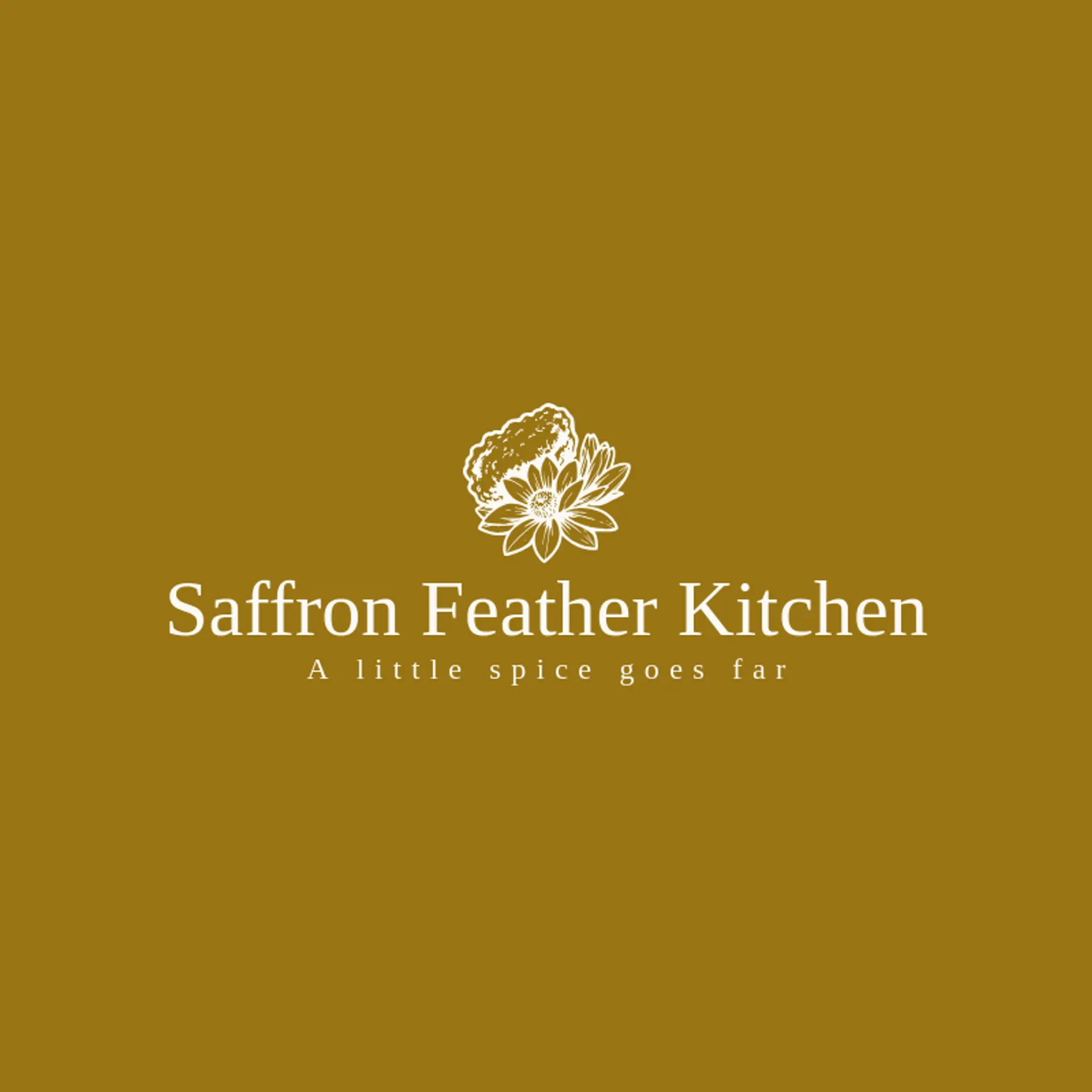 Saffron Feather Kitchen logo for fried chicken