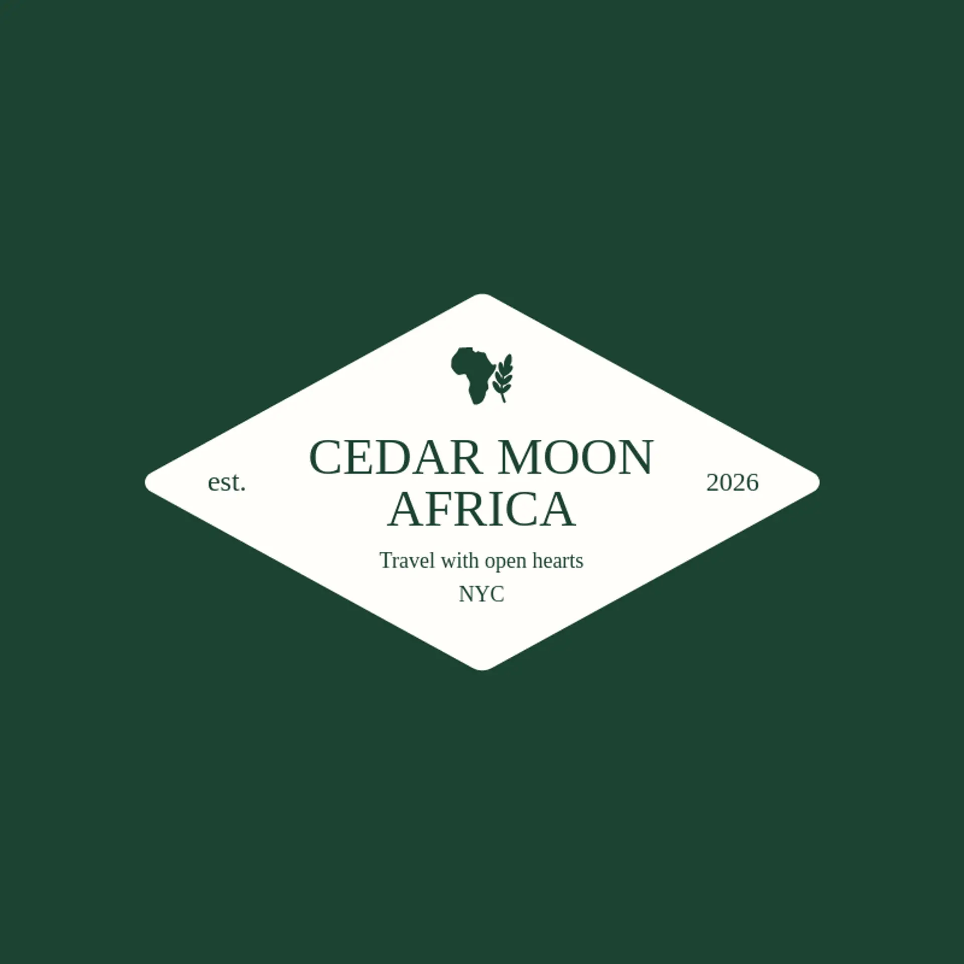 Cedar Moon Africa logo for africa