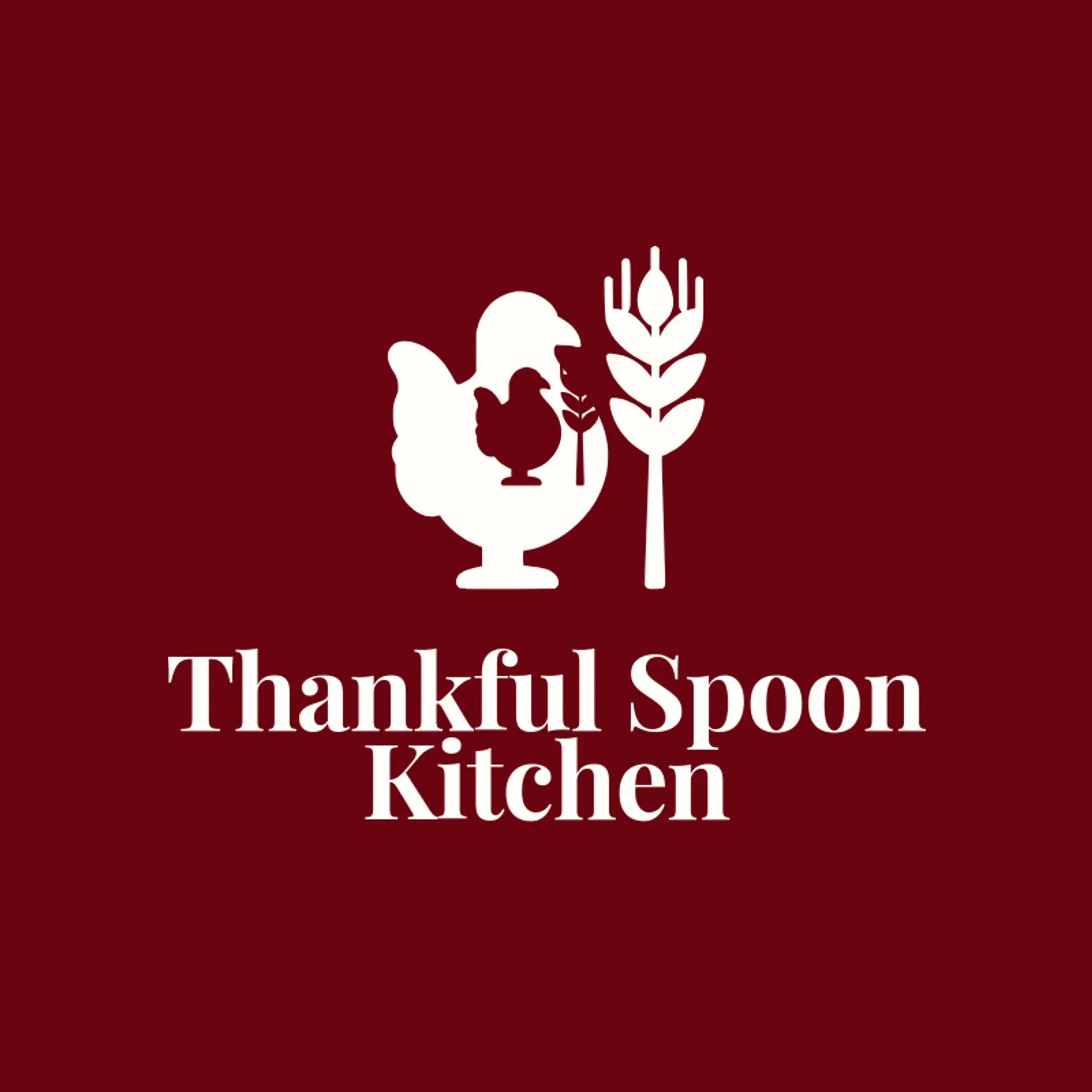 Thankful Spoon Kitchen logo for thanksgiving