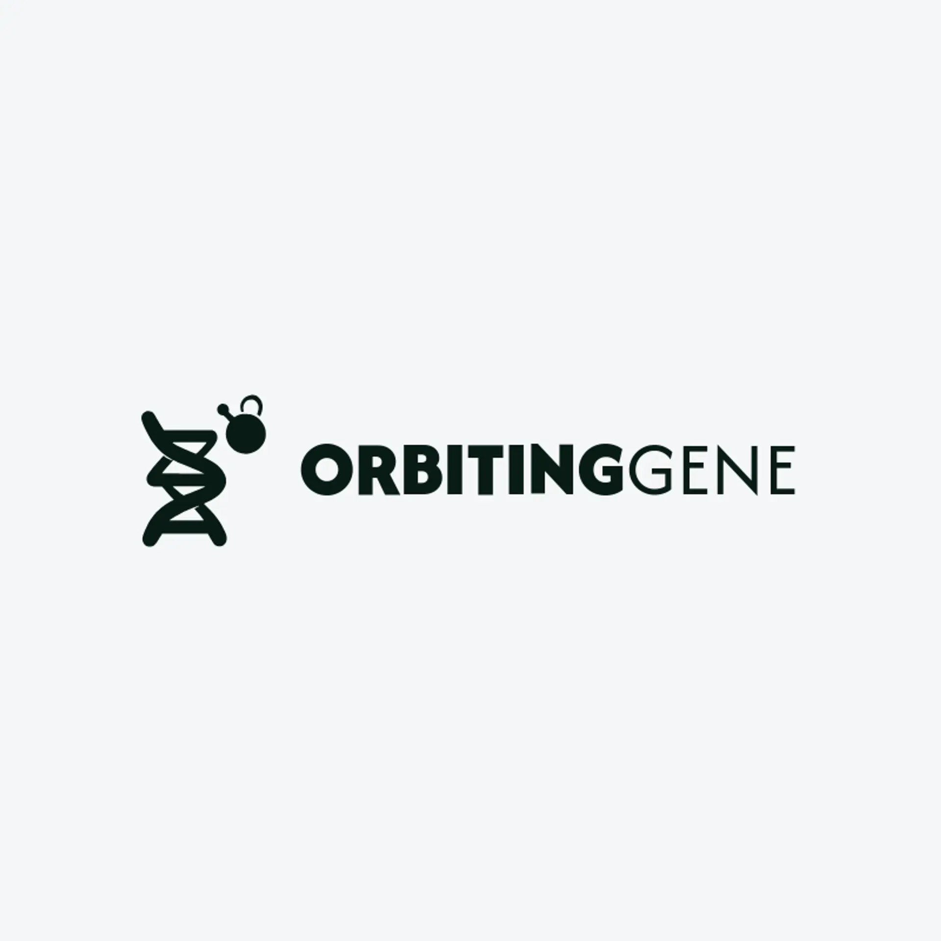 Orbiting Gene logo for biology