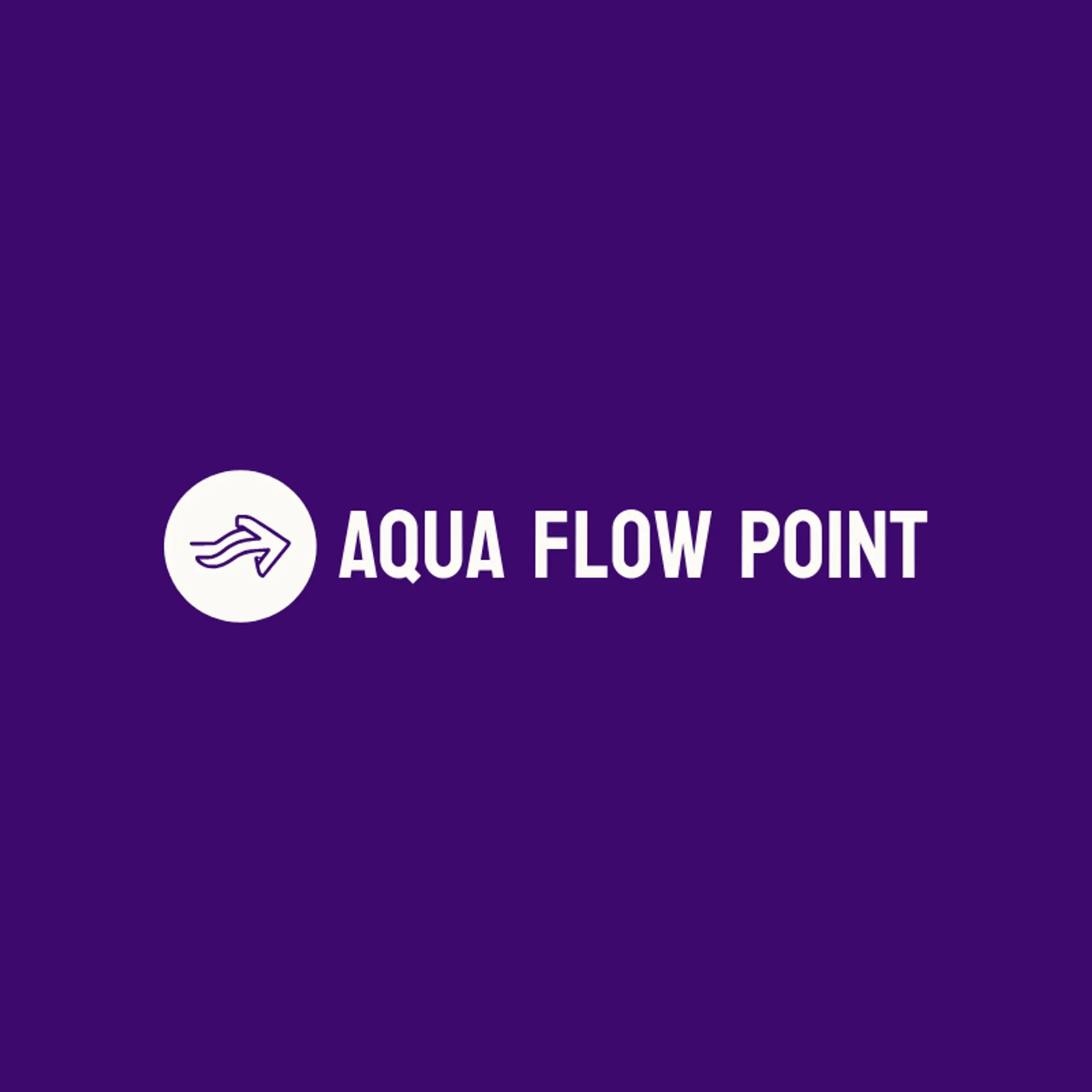 Aqua Flow Point logo for water refilling station