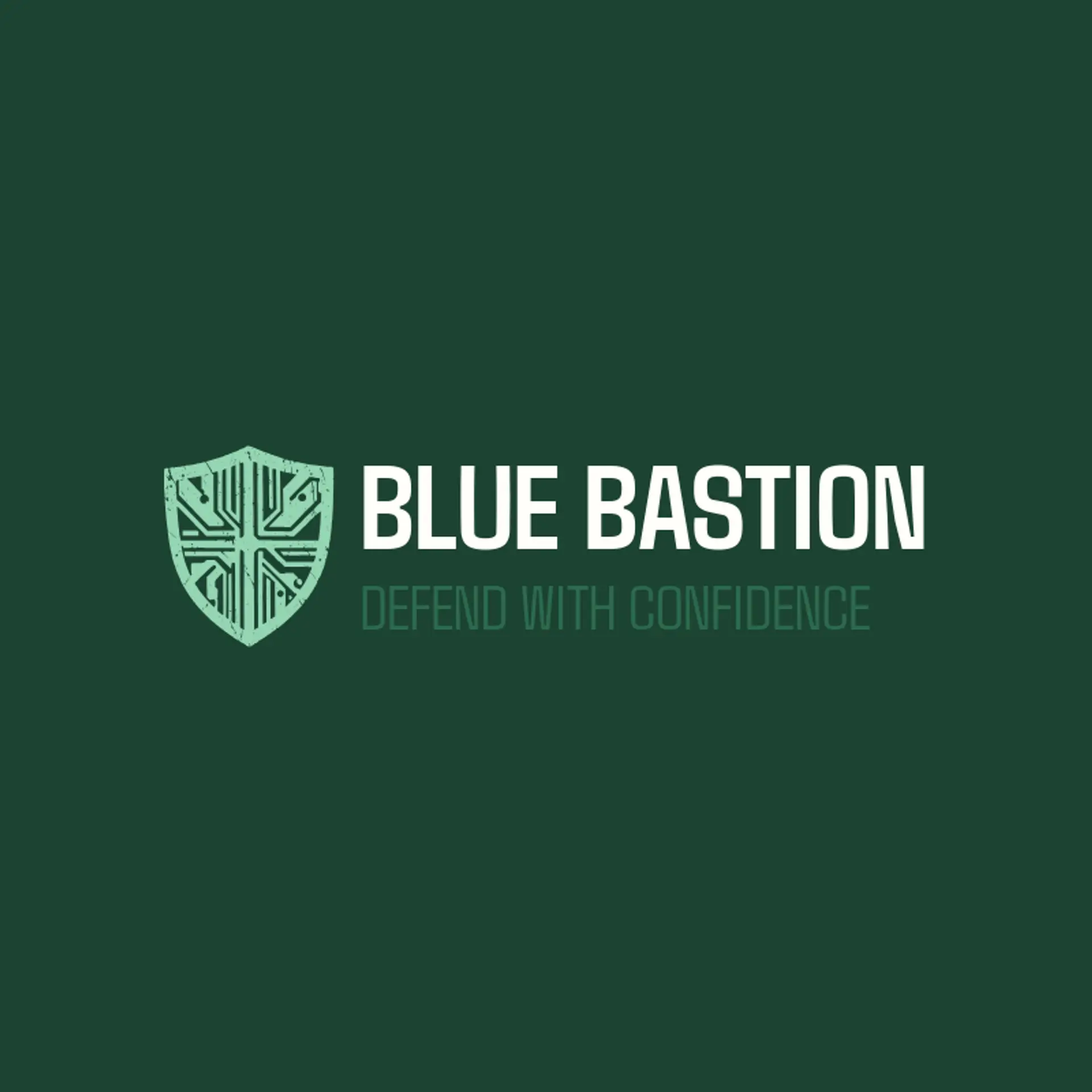 Blue Bastion logo for hacker