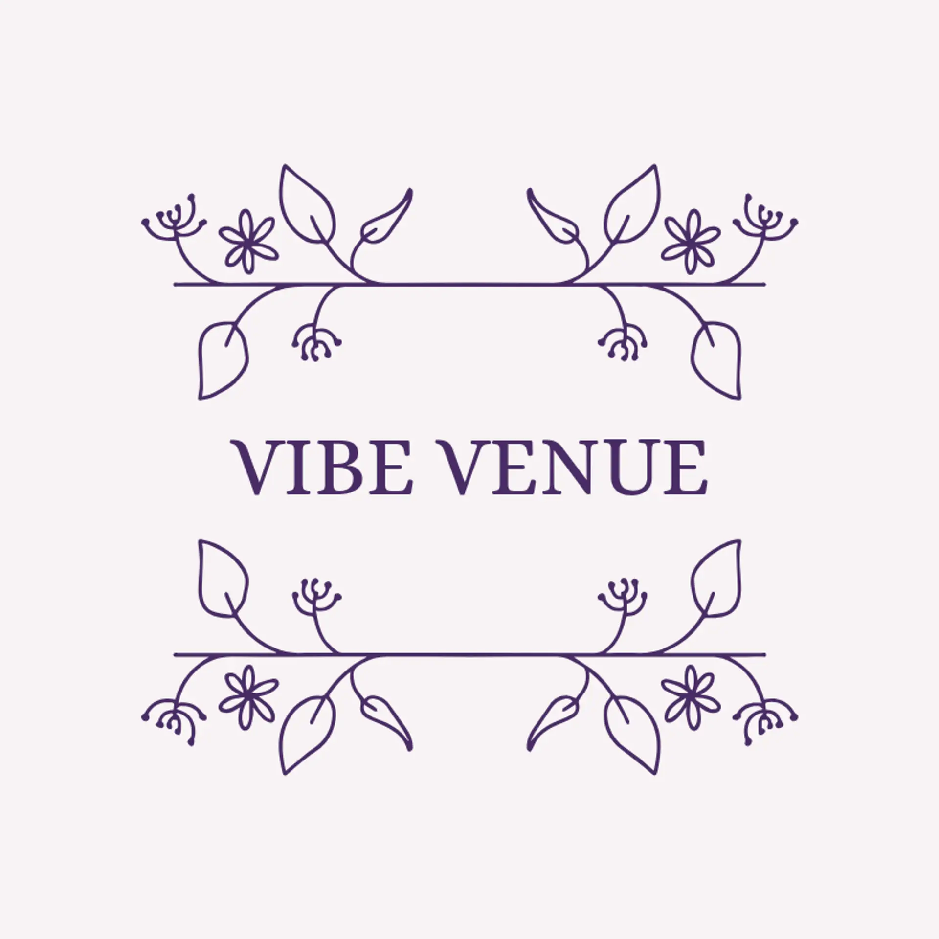 Vibe Venue logo for fashion line