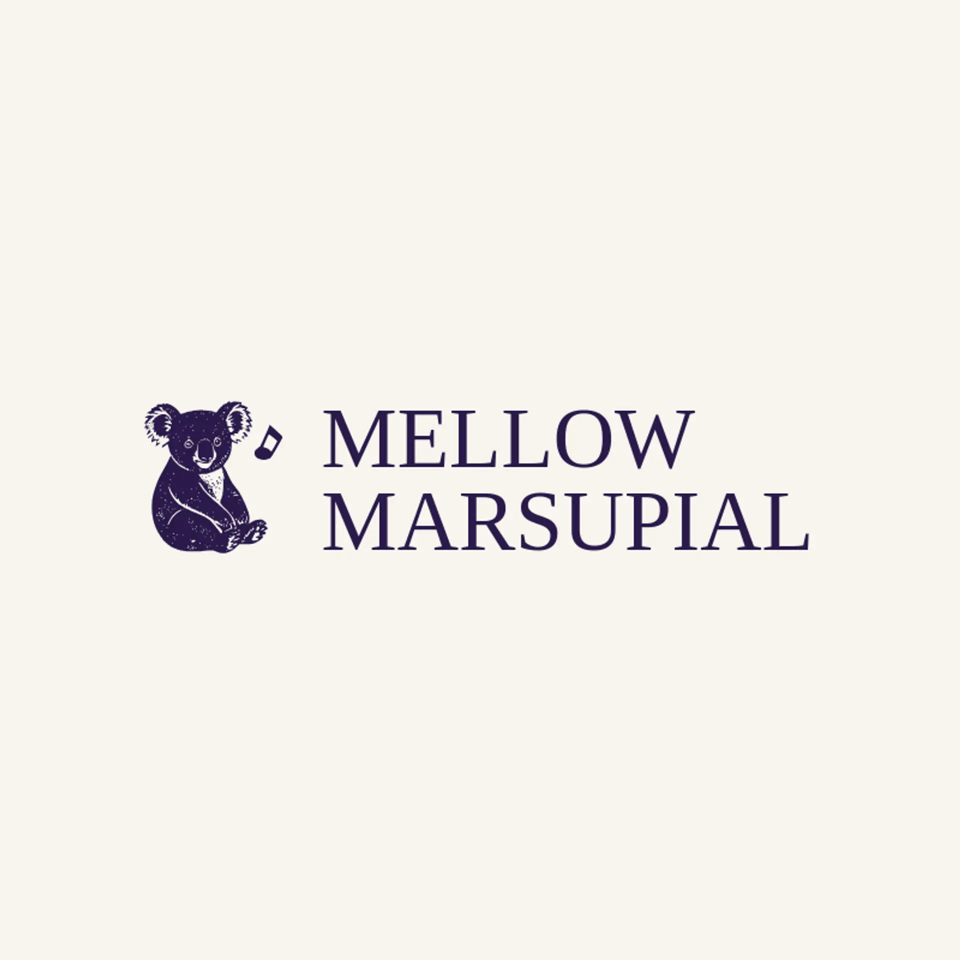 Mellow Marsupial logo for koala