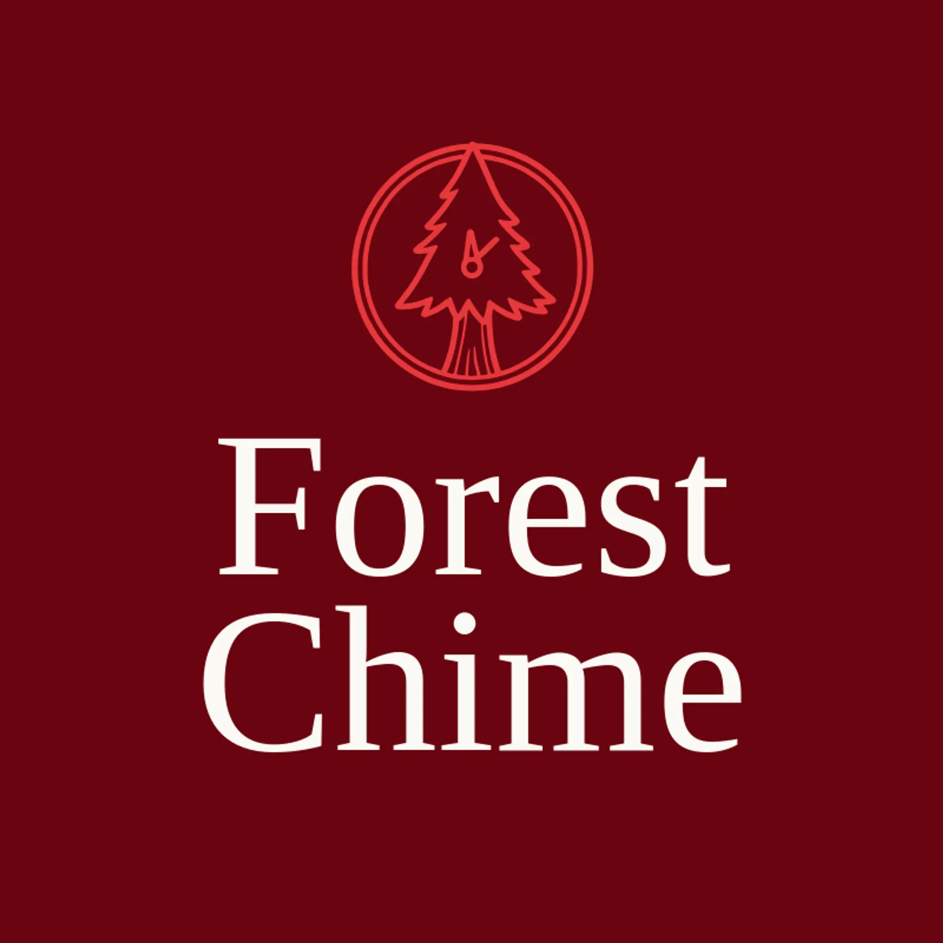 Forest Chime logo for clock