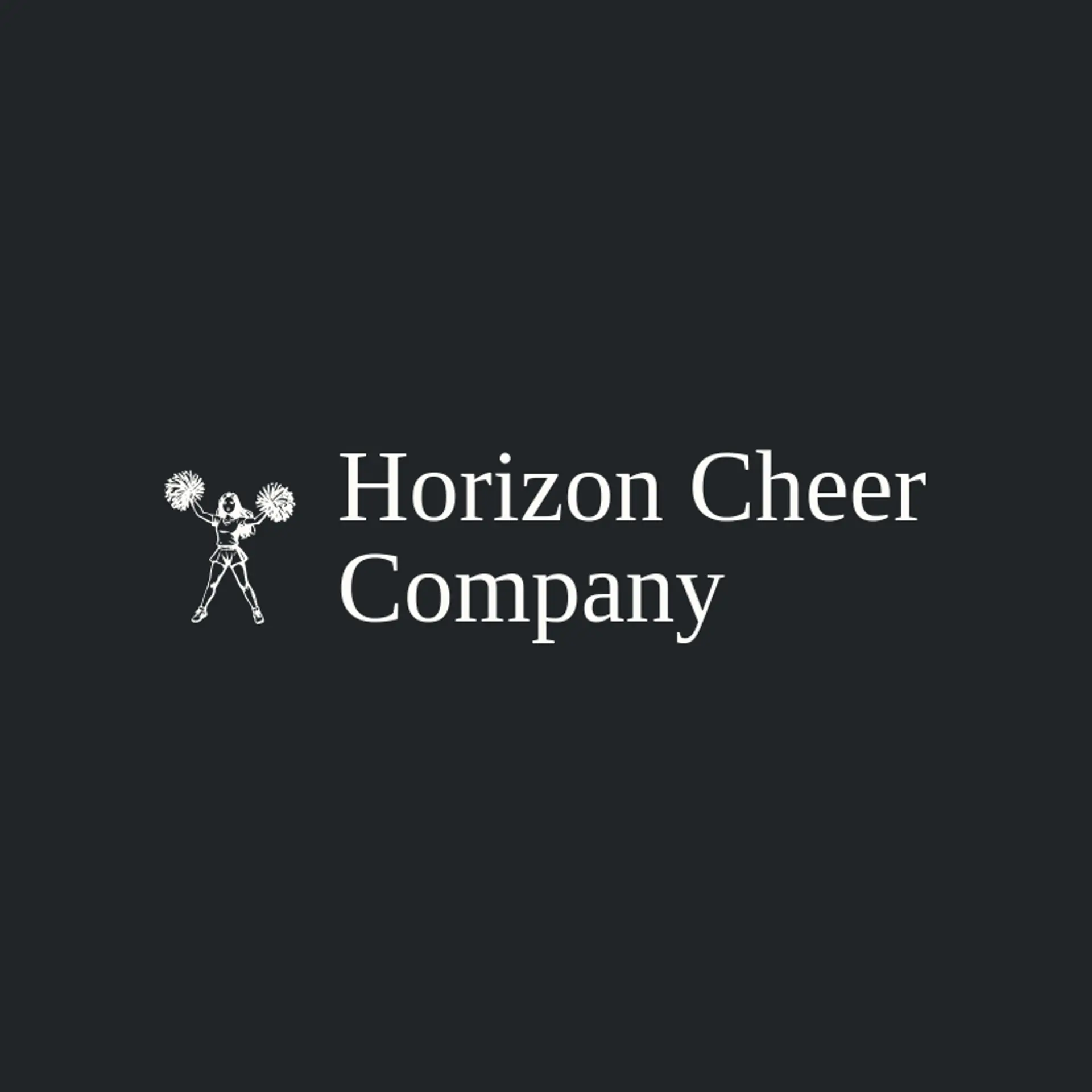 Horizon Cheer Company logo for cheerleader