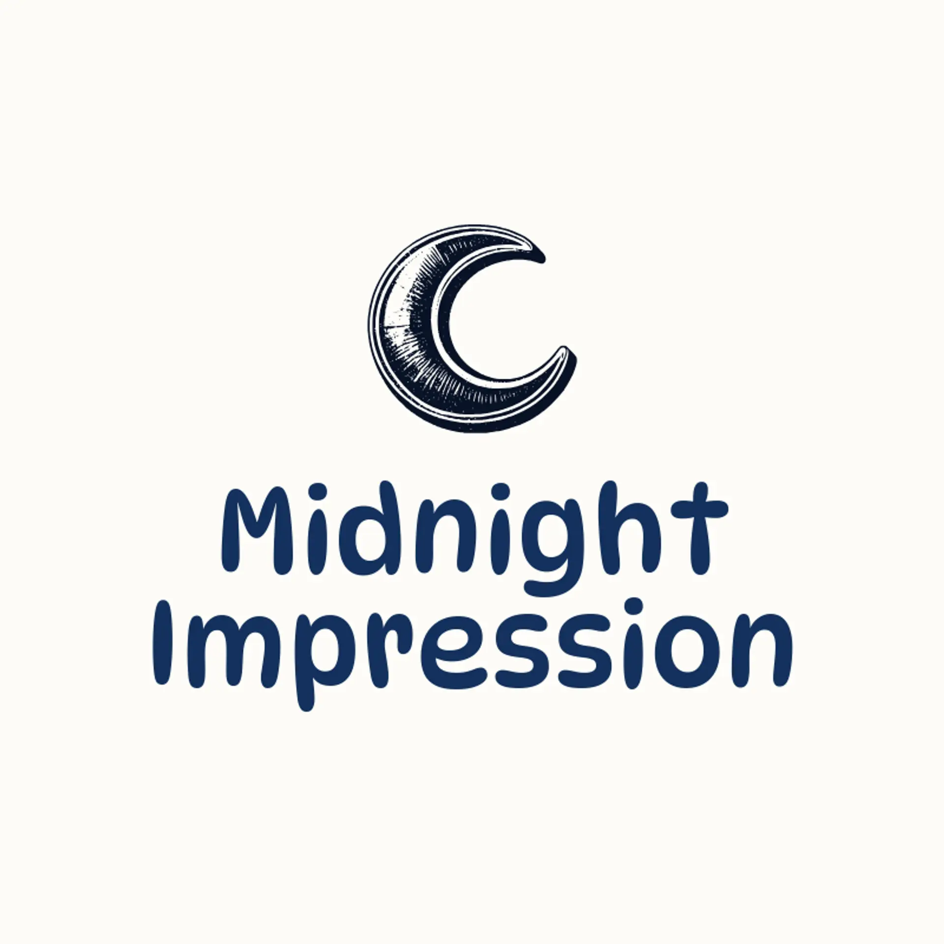 Midnight Impression logo for stamp