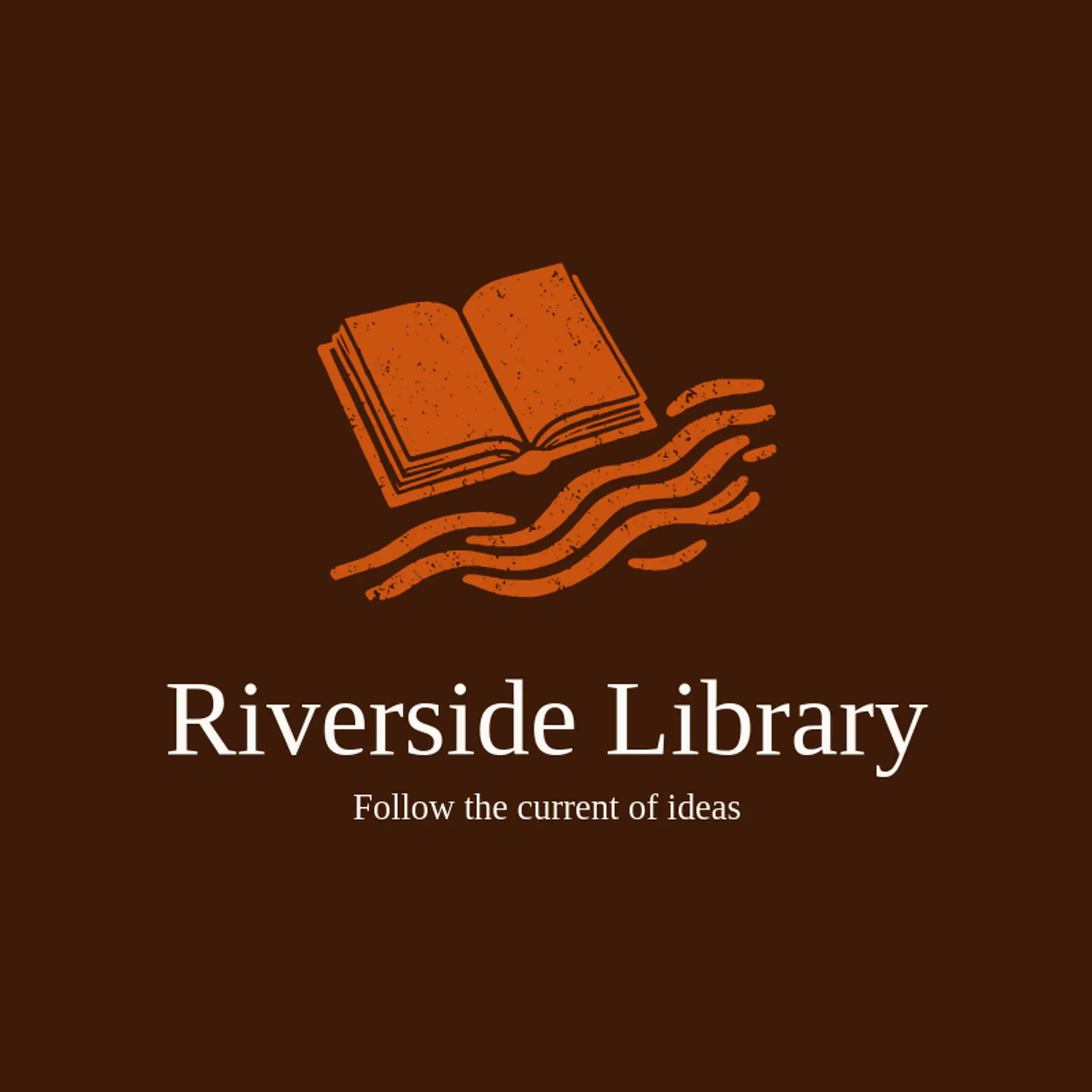 Riverside Library logo for library