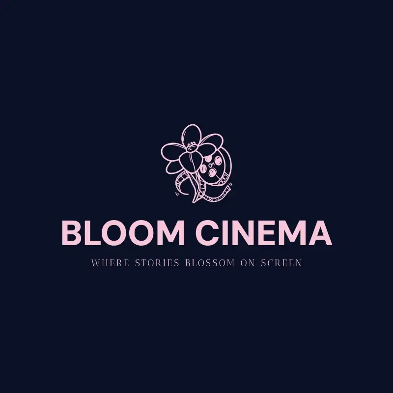 The production company name Bloom Cinema as a branded logo with a single color icon