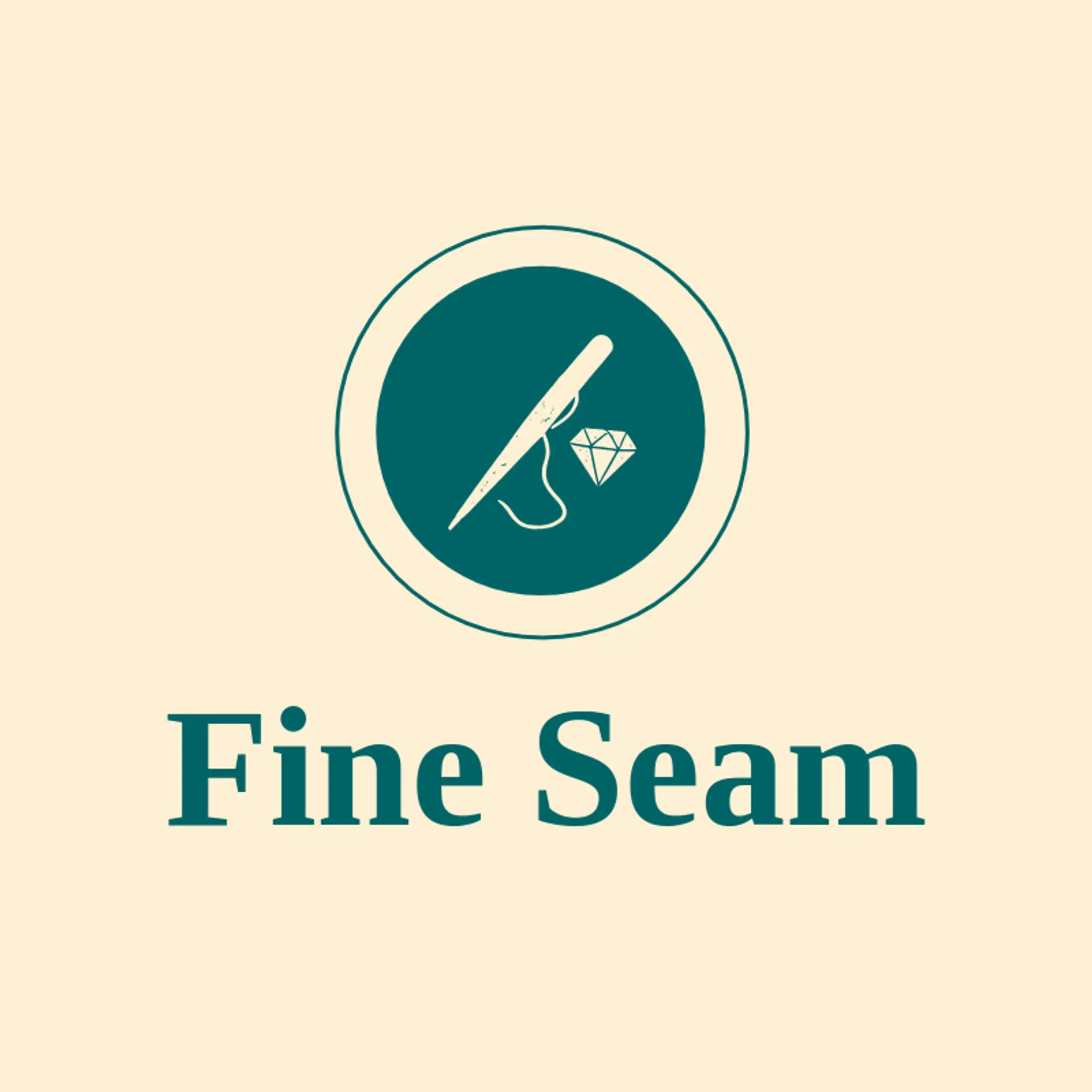 Fine Seam logo for clothes